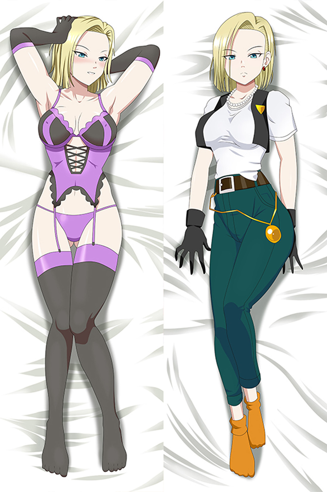 Android from Dragon Ball Z dakimakura cover