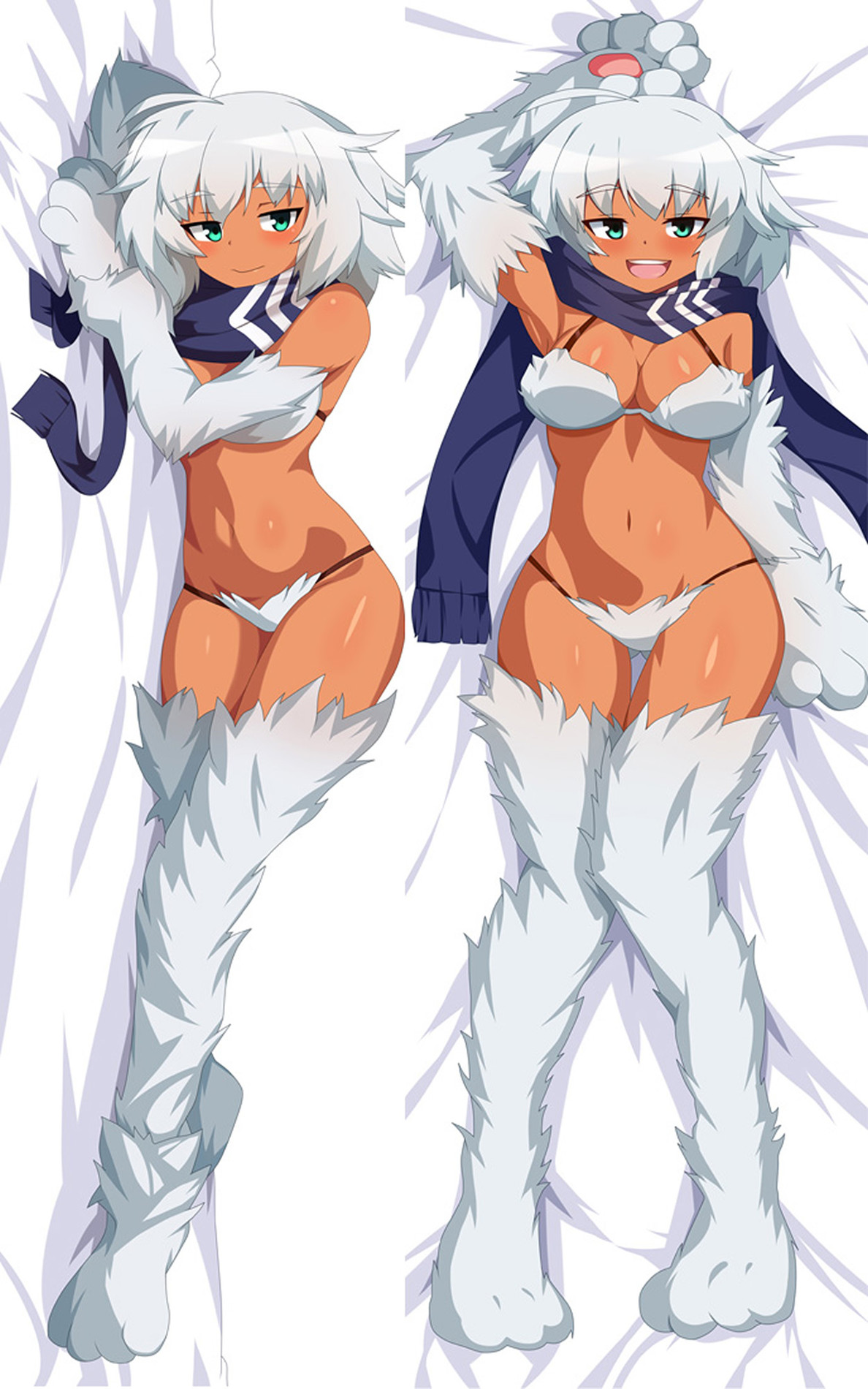 Yeti (Monster Girl Encyclopedia) Dakimakura Body Pillow Cover