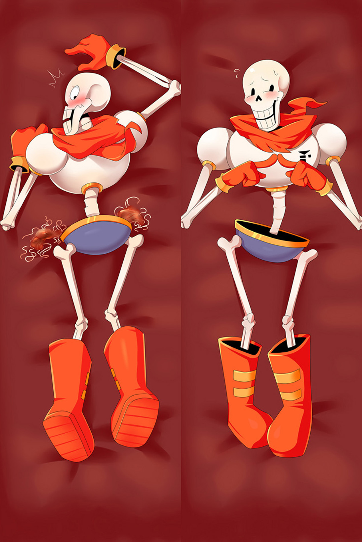 Papyrus from Undertale dakimakura cover