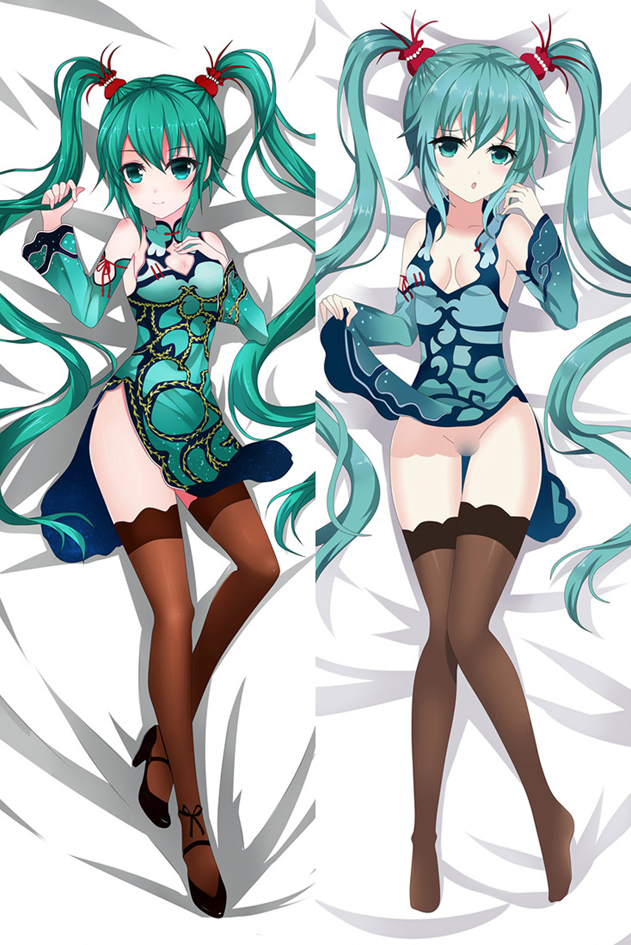 Hatsune Miku (Vocaloid) 18+ NSFW Dakimakura Body Pillow Cover