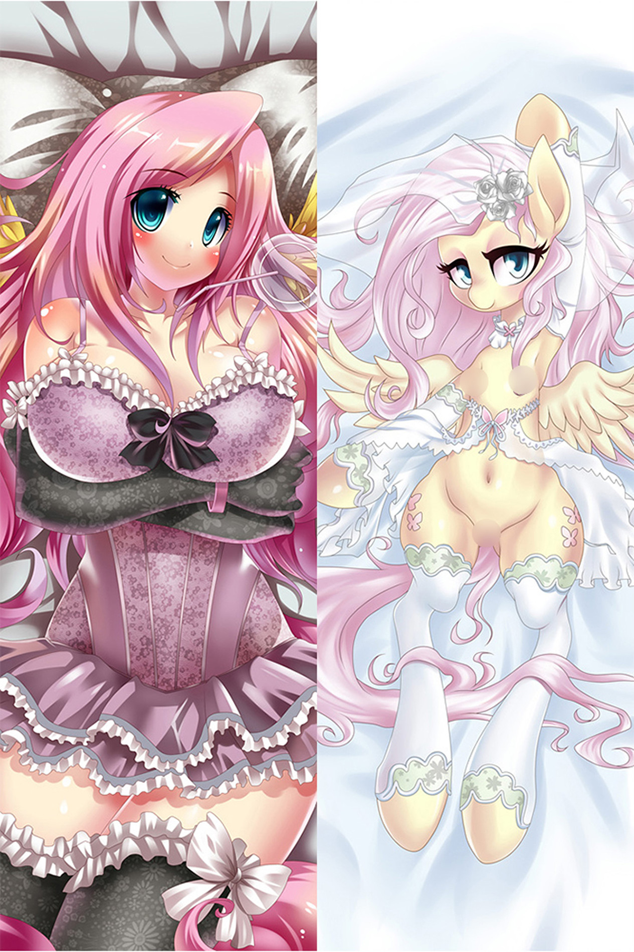 Fluttershy from My Little Pony 18+ dakimakura cover