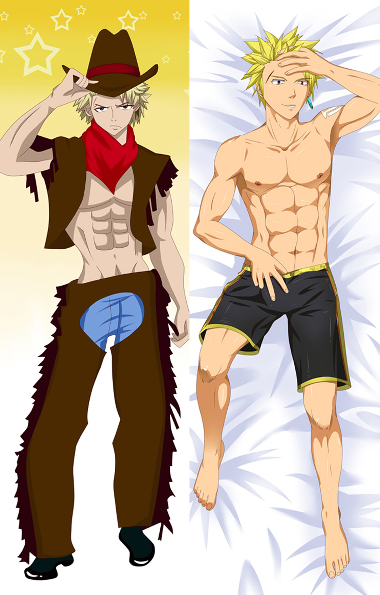 Sting Eucliffe (Fairy Tail) Dakimakura Body Pillow Cover