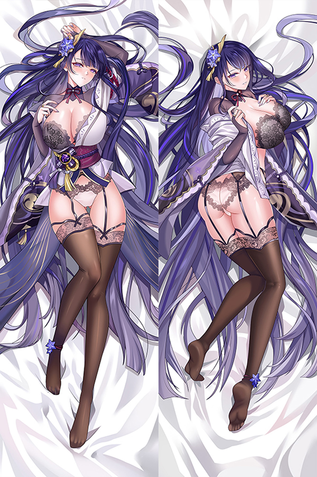Raiden Shogun from Genshin Impact dakimakura cover