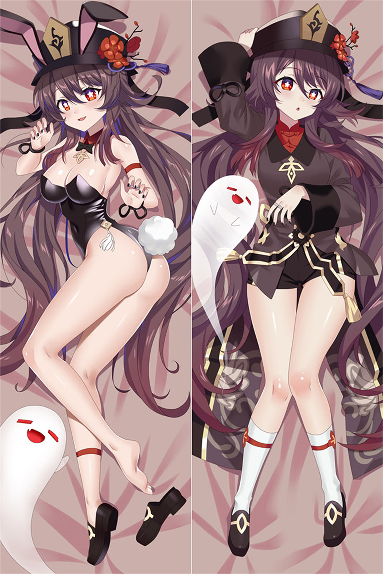 Hu Tao from Genshin Impact dakimakura cover