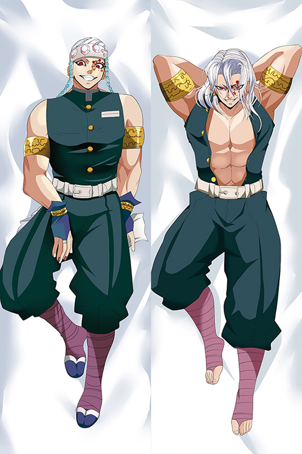 Uzui Tengen from Demon Slayer dakimakura cover
