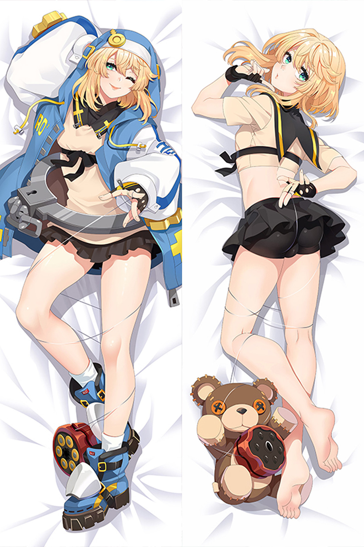 Bridget from Guilty Gear dakimakura cover