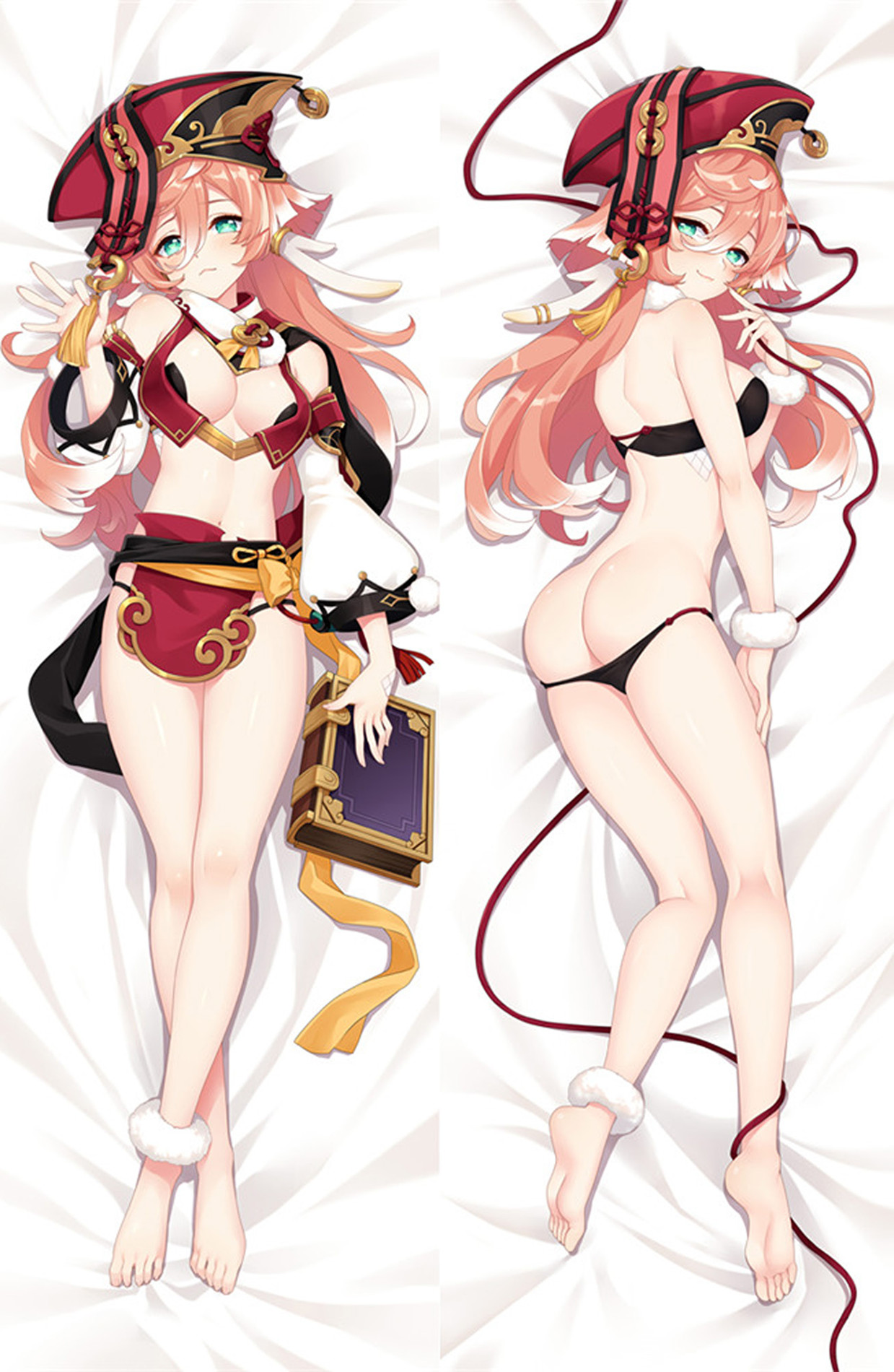Yanfei from Genshin Impact dakimakura cover