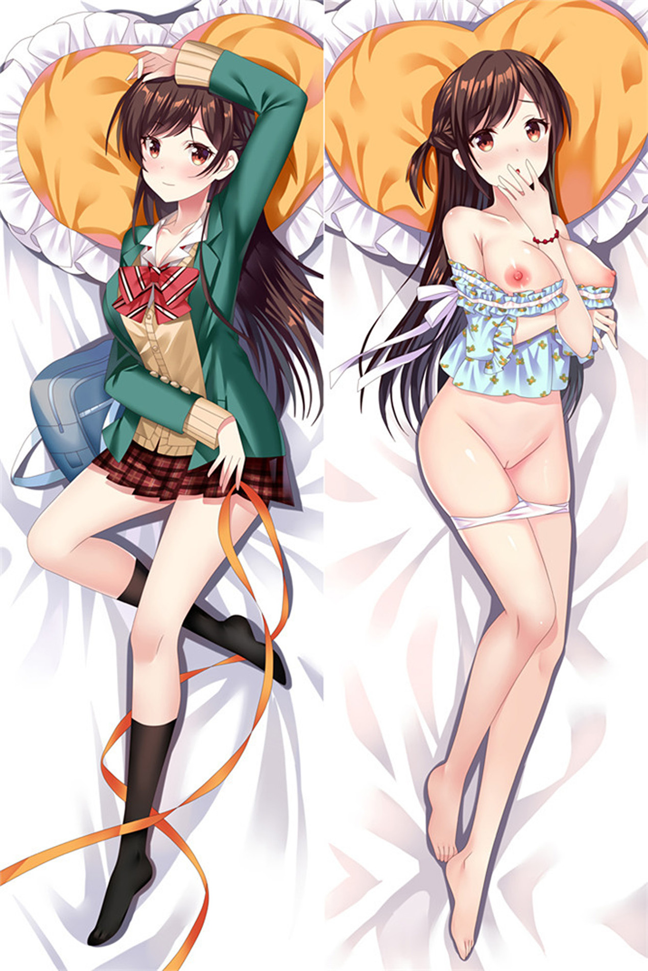 Chizuru Mizuhara Ichinose (Rent a Girlfriend) 18+ NSFW Dakimakura Body Pillow Cover Uncensored