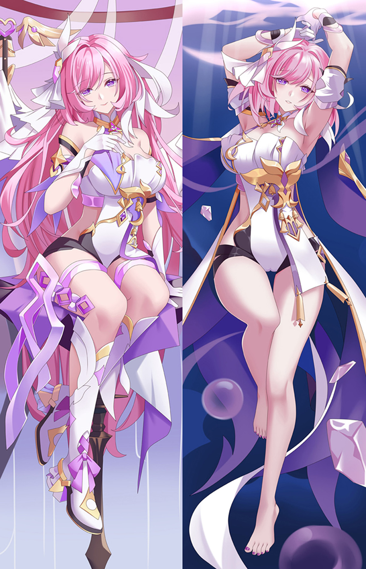 Elysia from Honkai Impact dakimakura cover