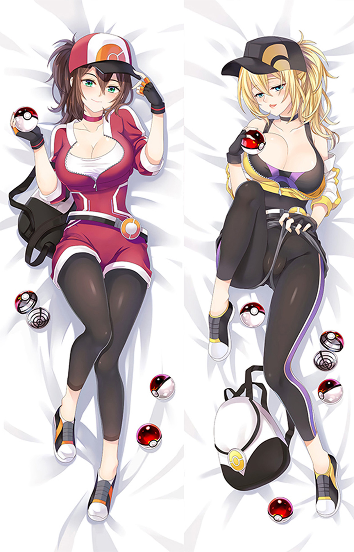Female Protagonist (Pokemon) Dakimakura Body Pillow Cover