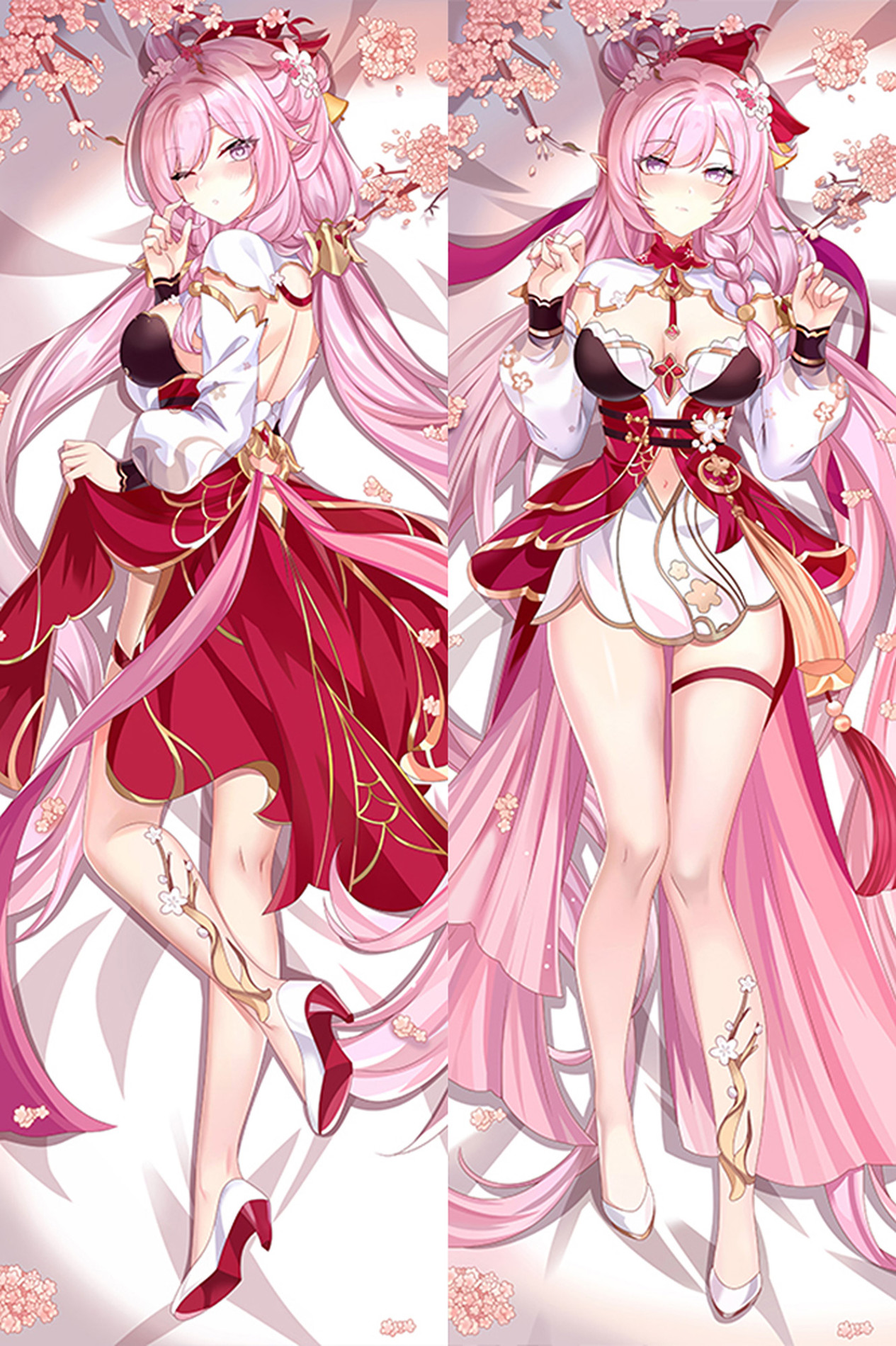 Elysia from Honkai Impact dakimakura cover