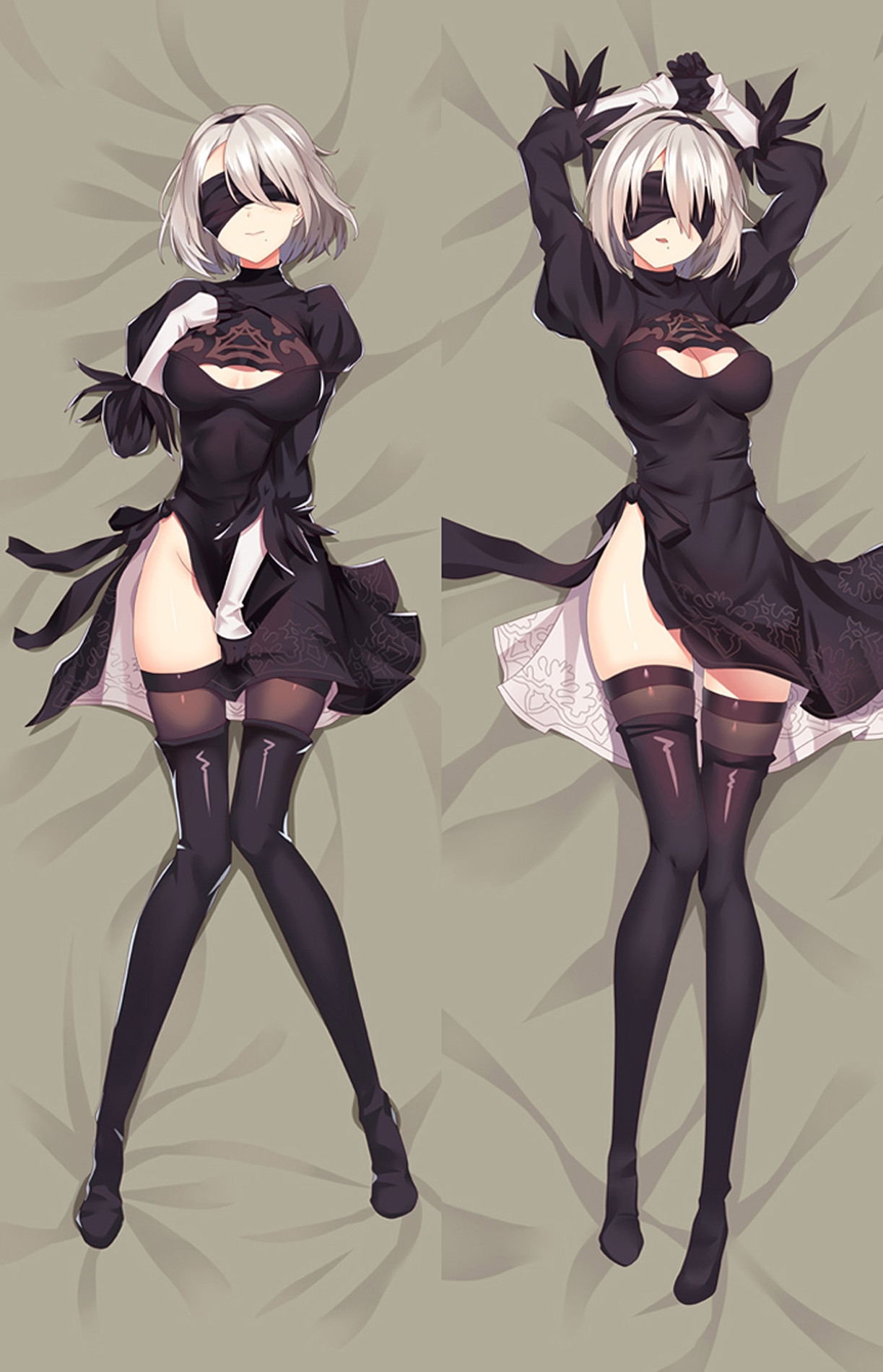 2B from NieR Automata dakimakura cover