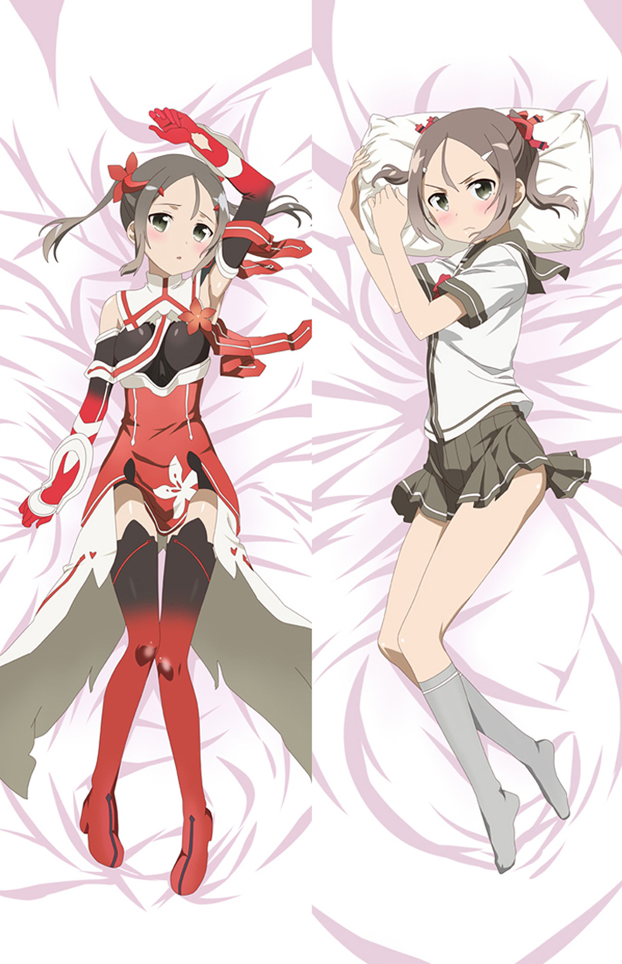 Miyoshi Karin from Yuki Yuna is a Hero dakimakura cover