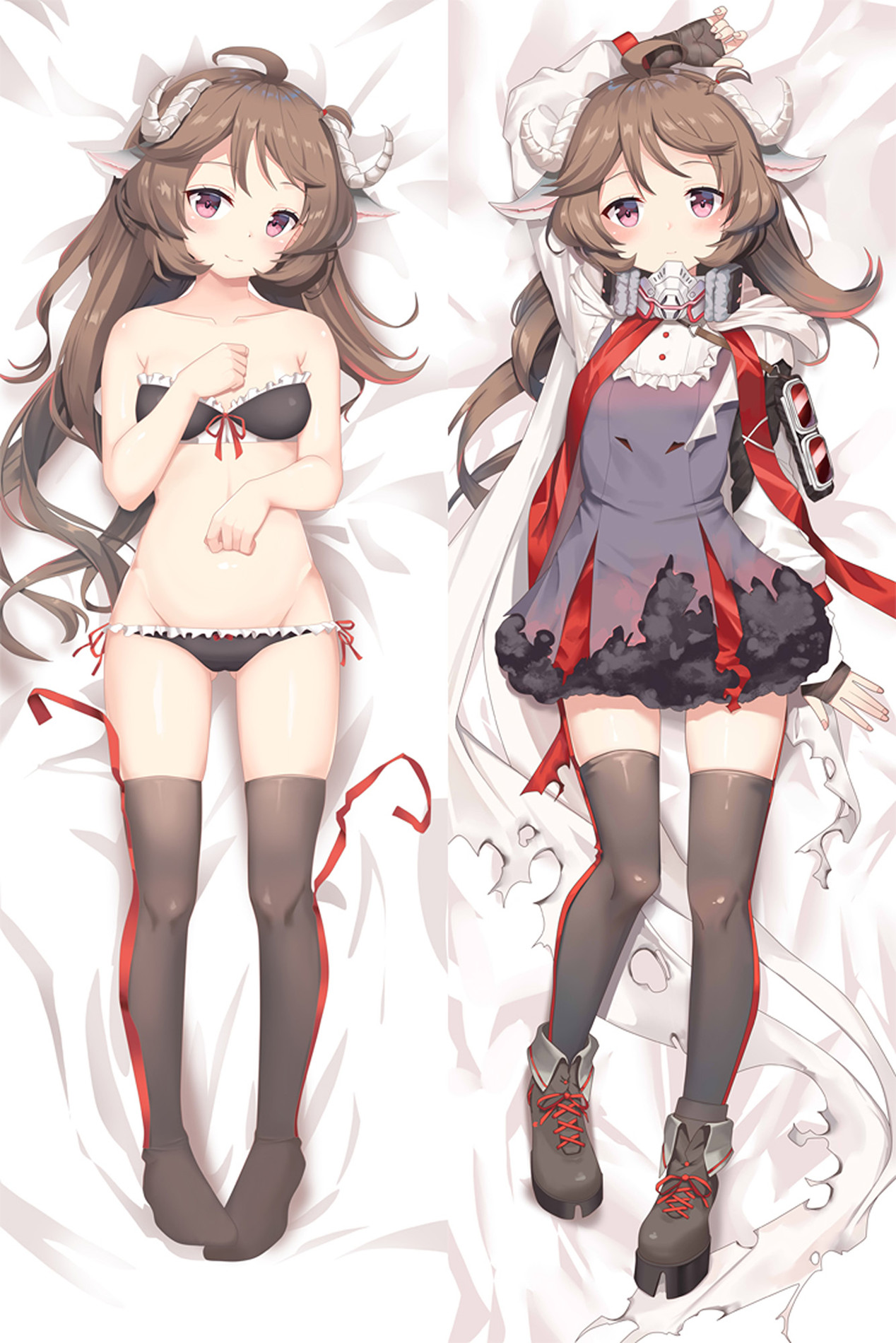 Eyjafjalla from Arknights dakimakura cover