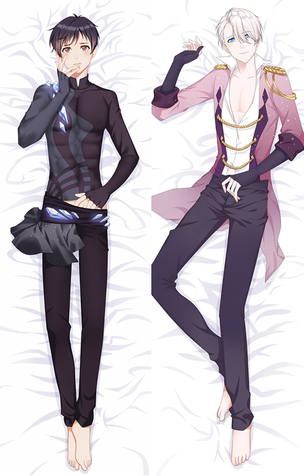 Katsuki and Victor from Yuri on Ice dakimakura cover