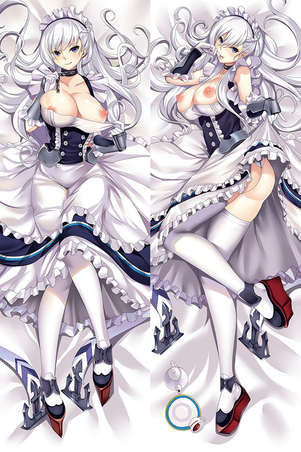 Belfast (Azur Lane) 18+ NSFW Dakimakura Body Pillow Cover Uncensored