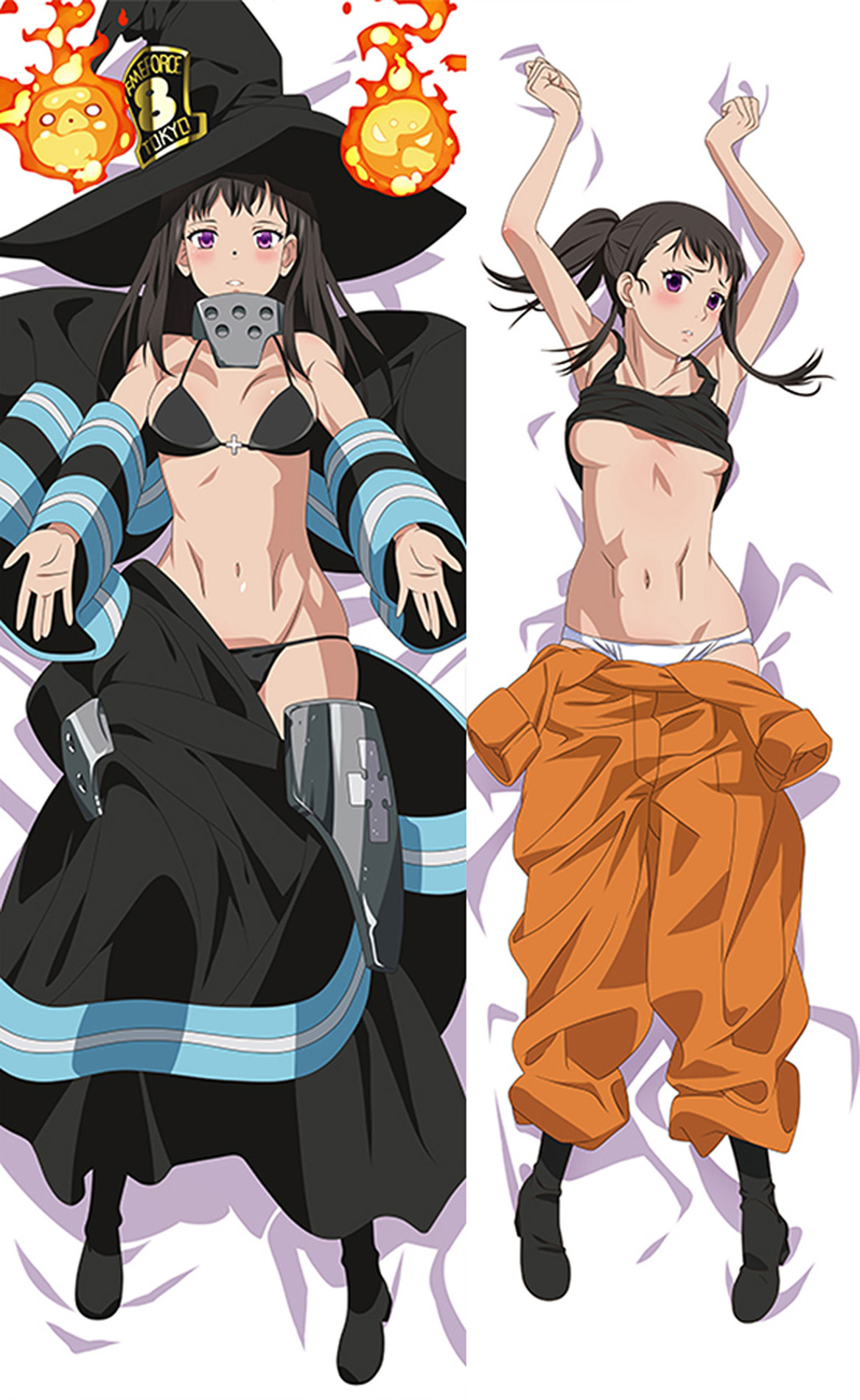 Maki Oze from Fire Force dakimakura cover