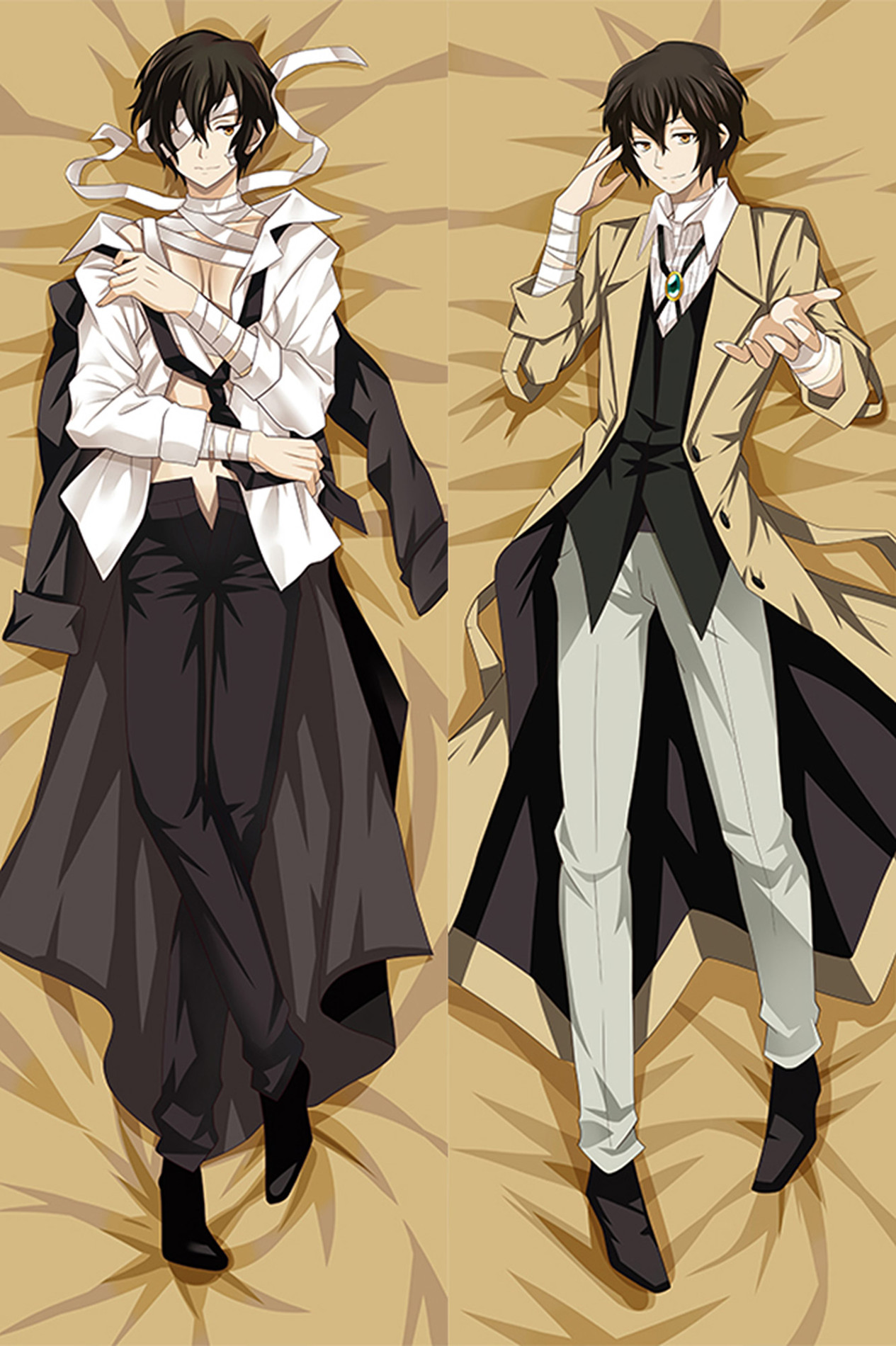 Osamu Dazai from Bungo Stray Dogs dakimakura cover
