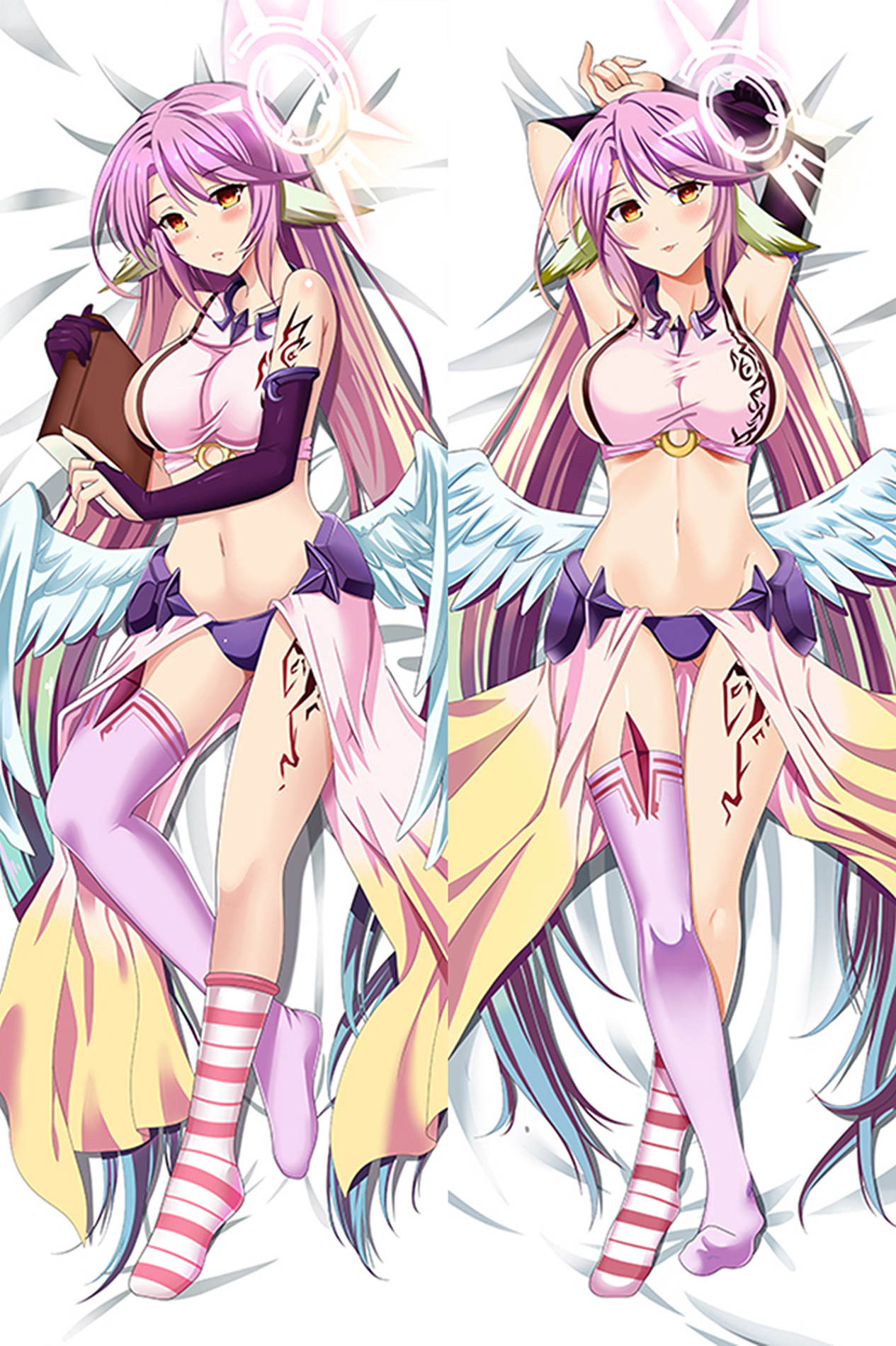Jibril (No Game No Life) Dakimakura Body Pillow Cover