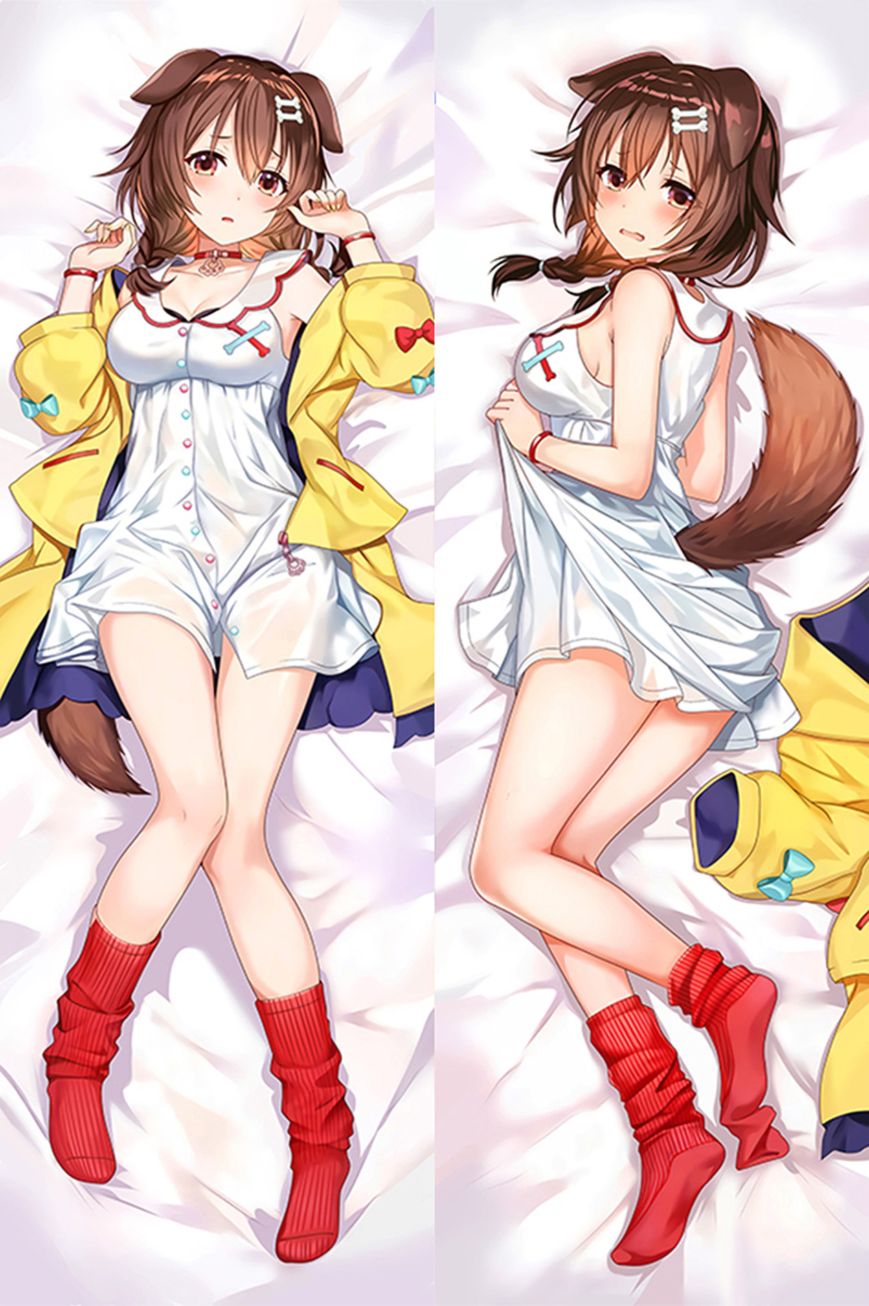 Inugami Korone (Vtuber) Dakimakura Body Pillow Cover