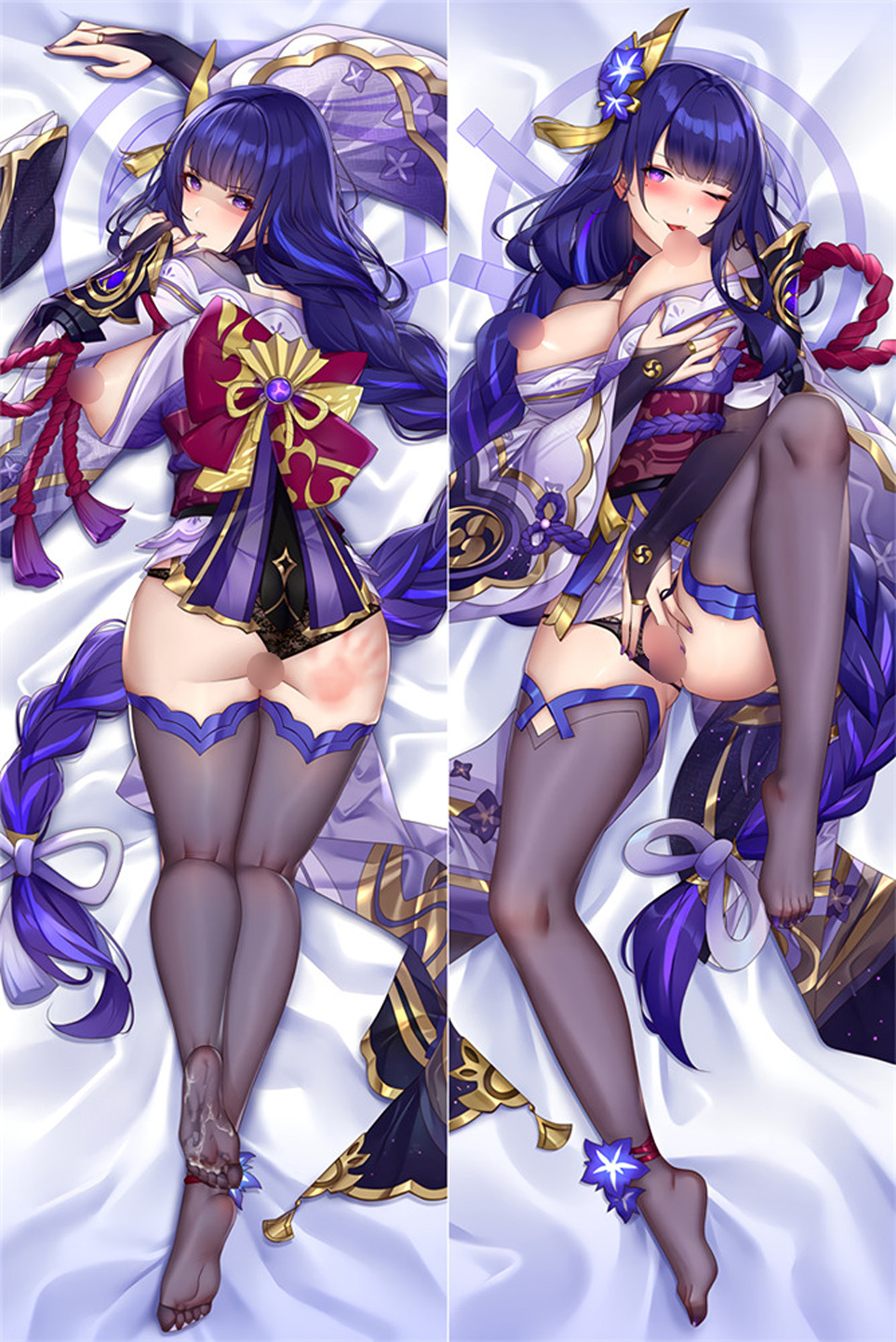 Raiden Shogun from Genshin Impact 18+ dakimakura cover