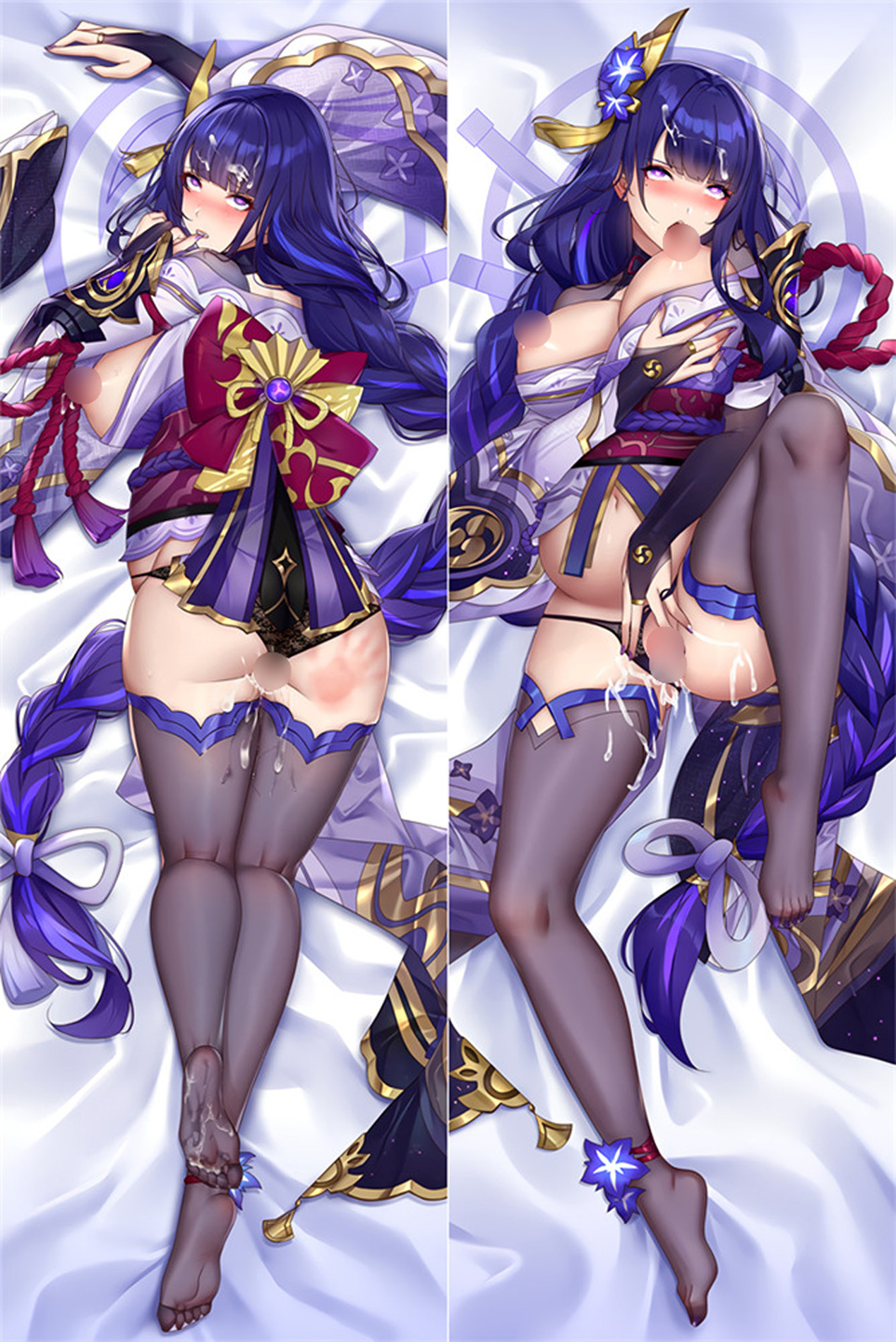 Raiden Shogun from Genshin Impact 18+ dakimakura cover