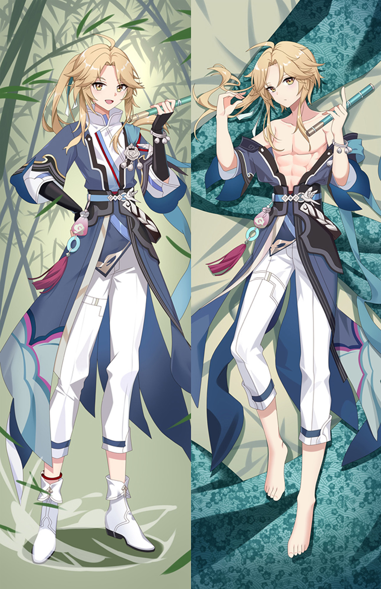 Yanqing from Honkai Star Rail dakimakura cover