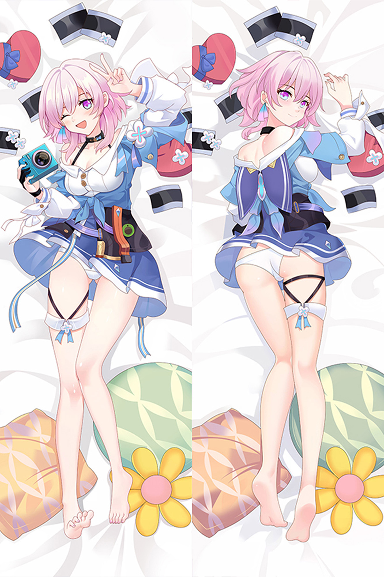 March 7th from Honkai Star Rail dakimakura cover