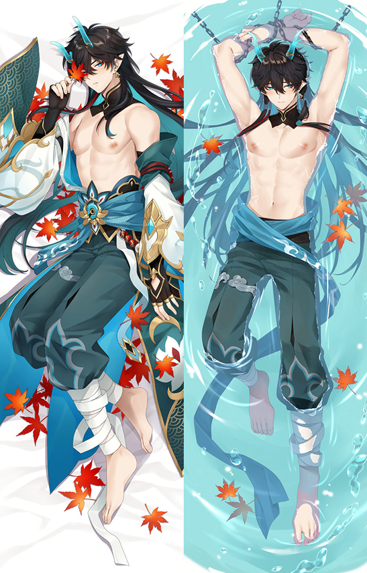 Dan Heng from Honkai Star Rail dakimakura cover