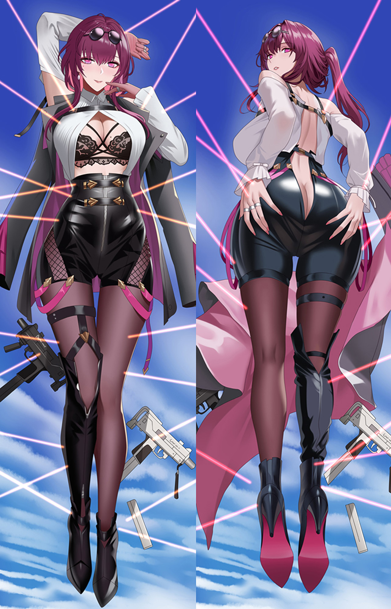 Kafka from Honkai Star Rail dakimakura cover