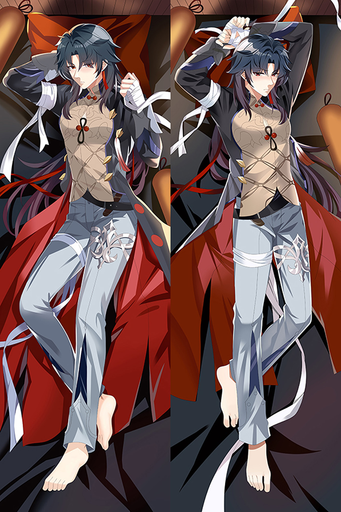 Blade from Honkai Star Rail dakimakura cover