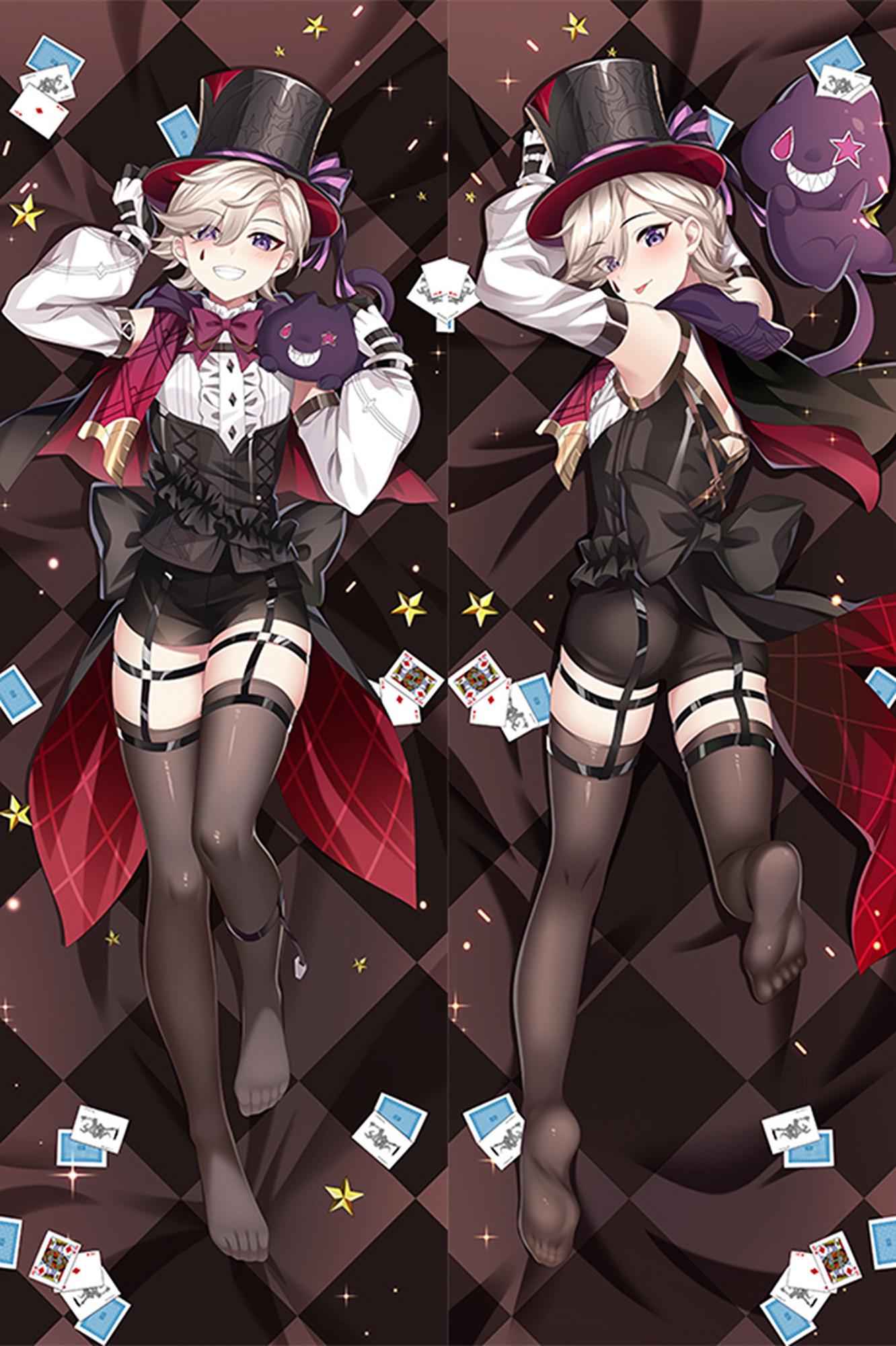 Lyney from Genshin Impact dakimakura cover