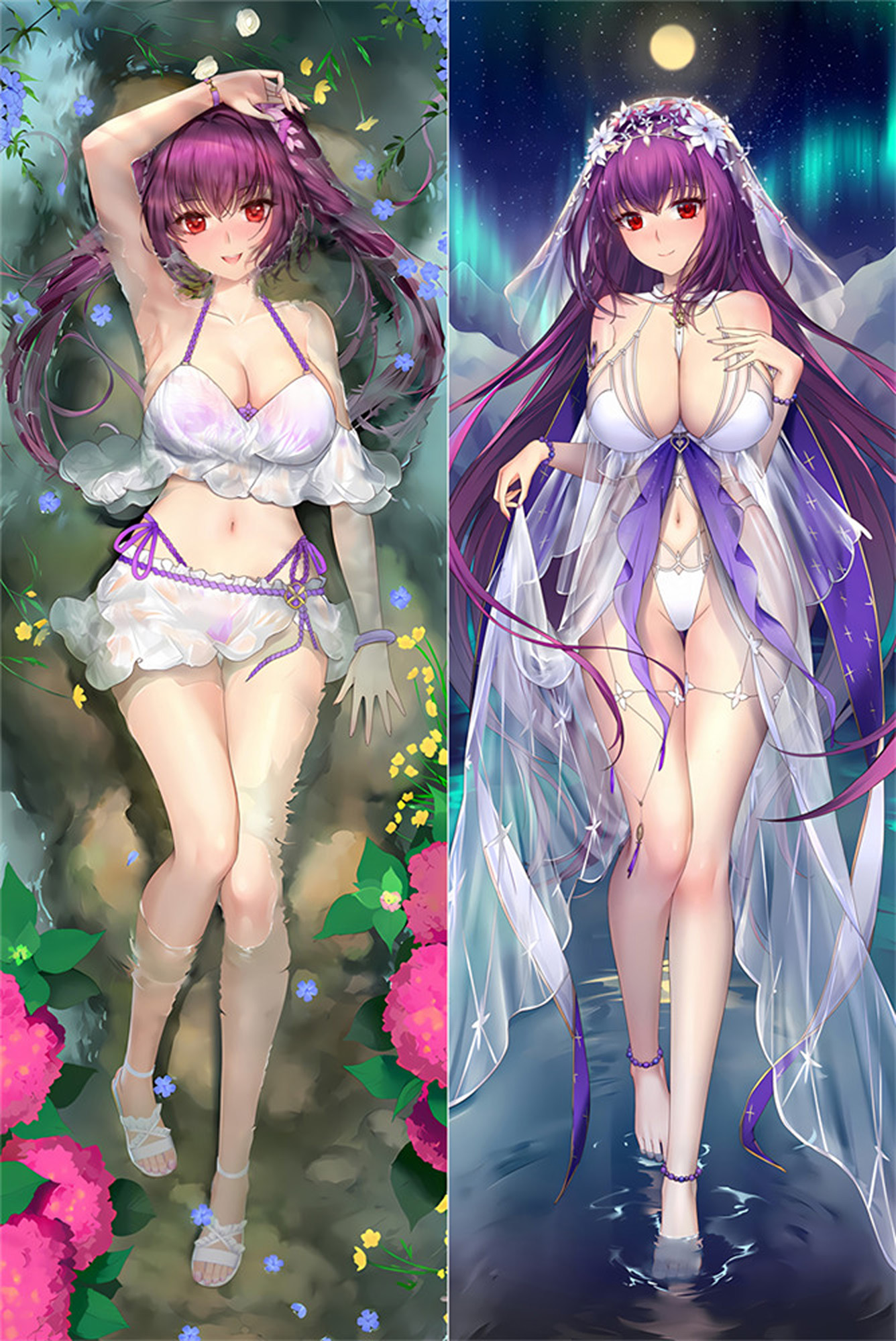 Scathach from Fate Grand Order dakimakura cover