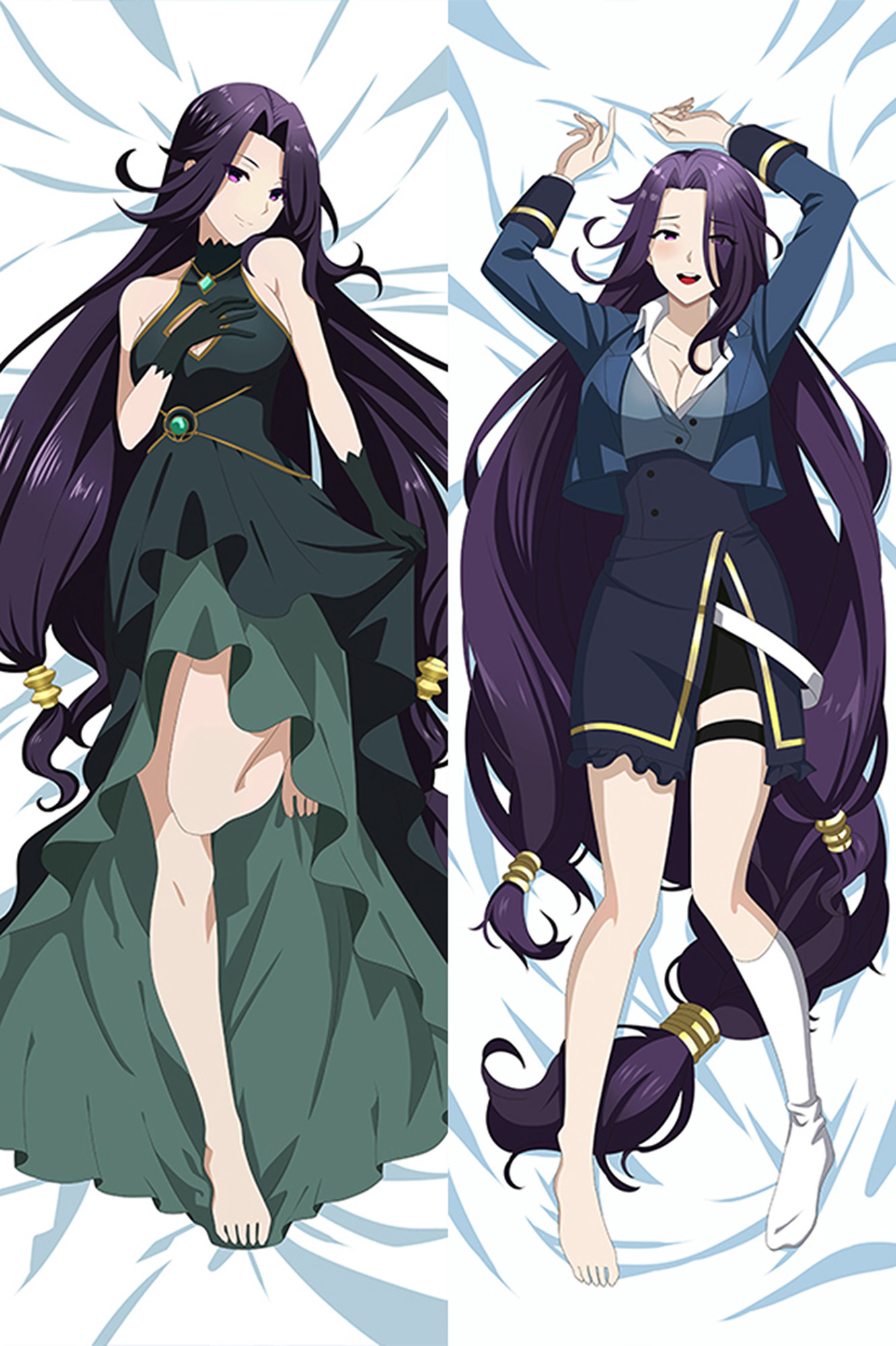 Aurora from The Eminence in Shadow dakimakura cover