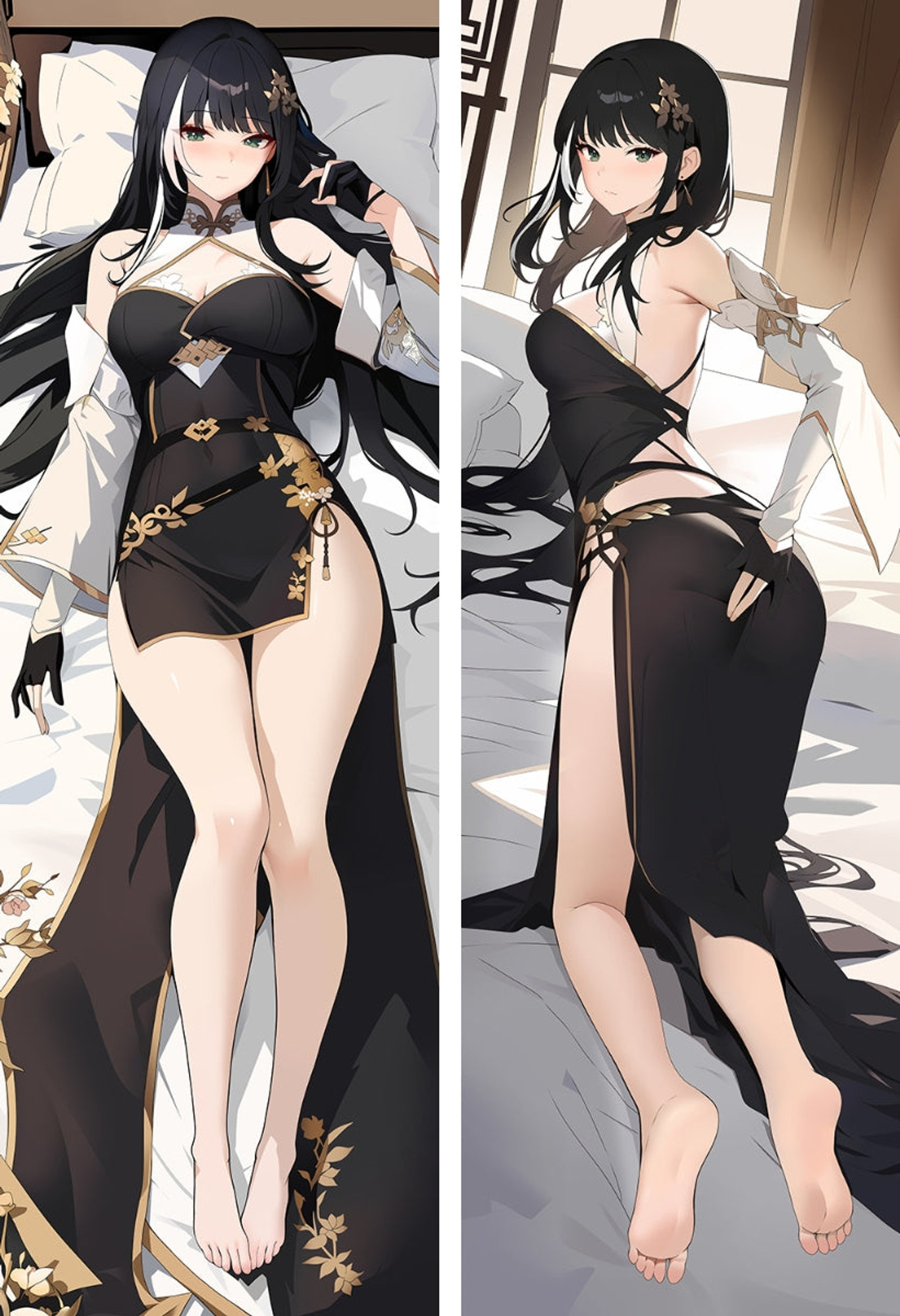 Baizhi from Wuthering Waves dakimakura cover