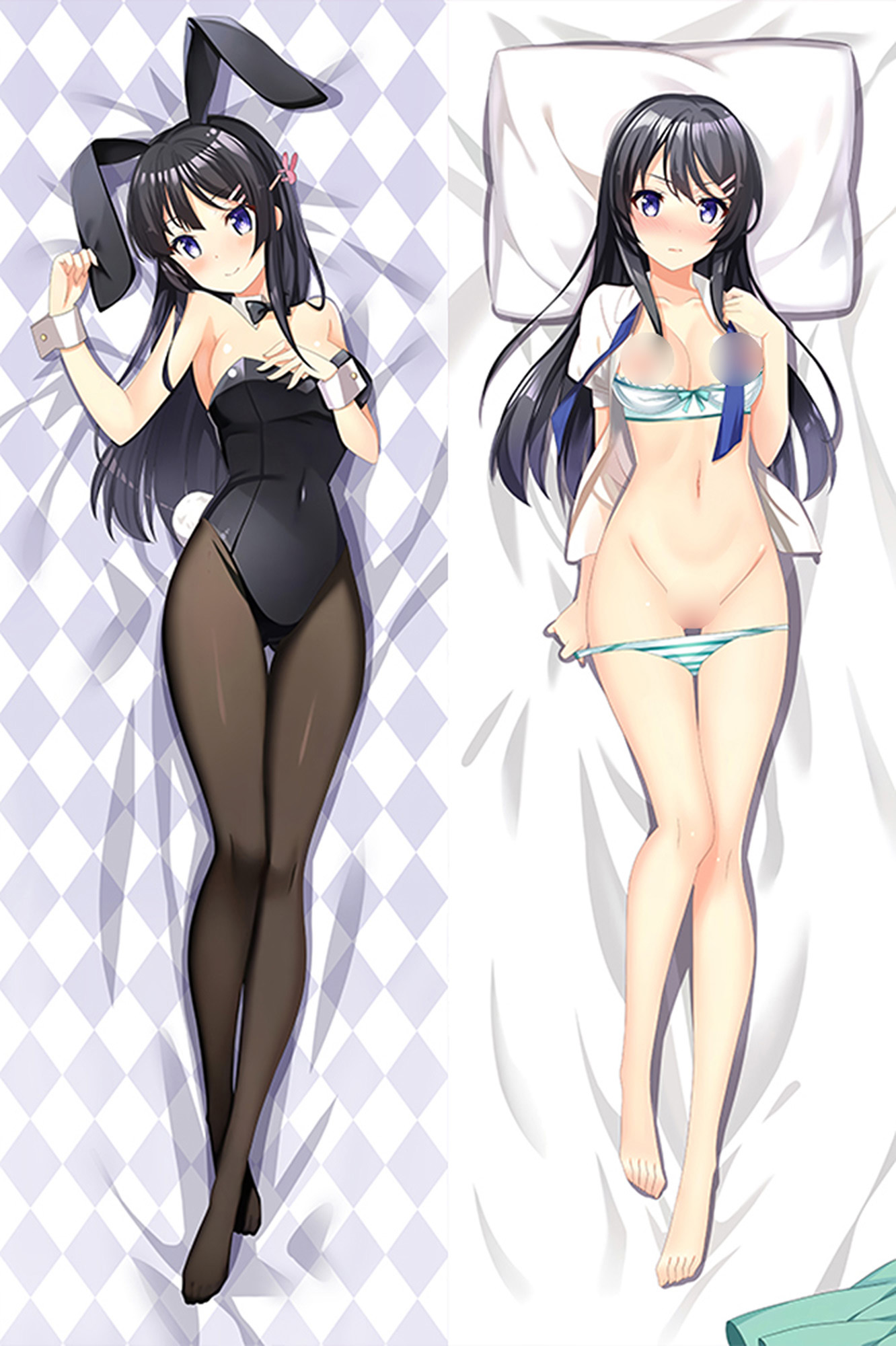 Mai Sakurajima from Rascal Does Not Dream of Bunny Girl Senpai 18+ dakimakura cover