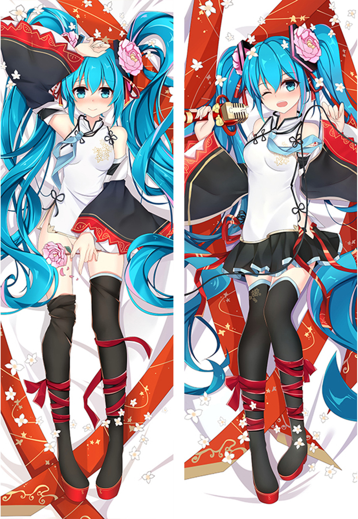 Hatsune Miku from Vocaloid dakimakura cover