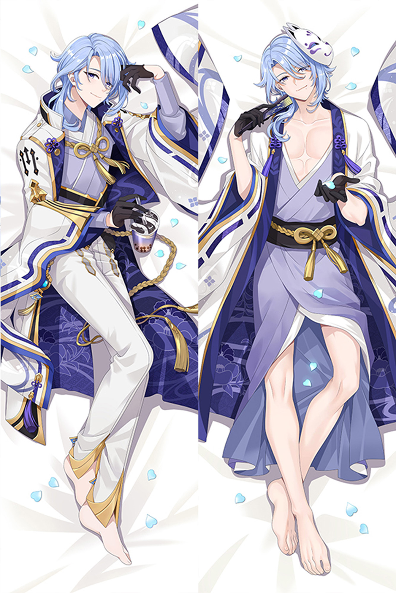 Kamisato Ayato from Genshin Impact dakimakura cover