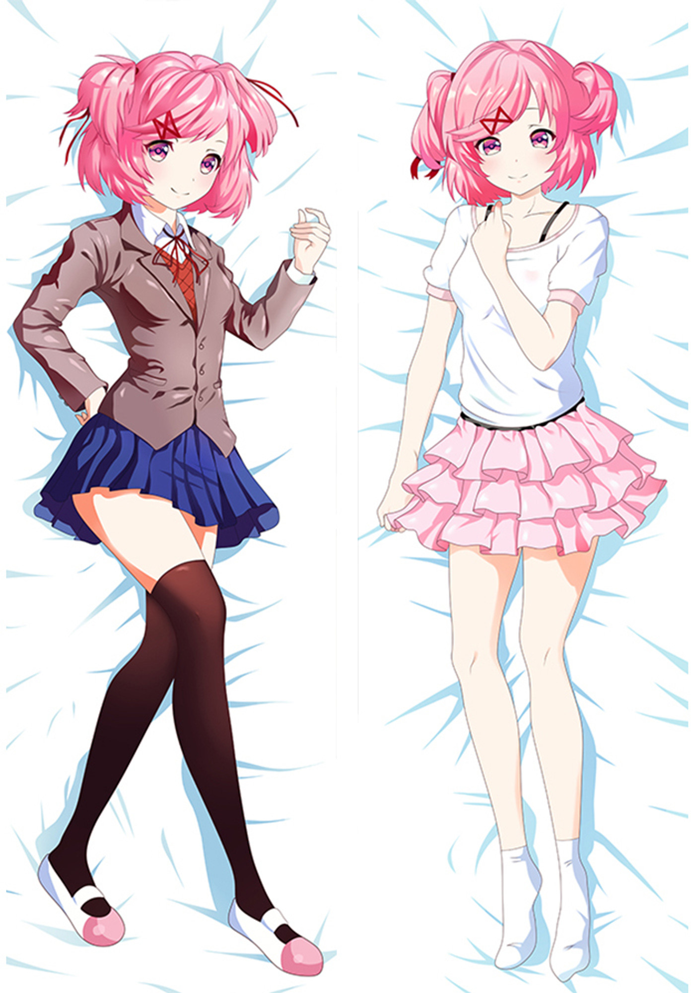 Natsuki from Doki Doki Literature Club dakimakura cover