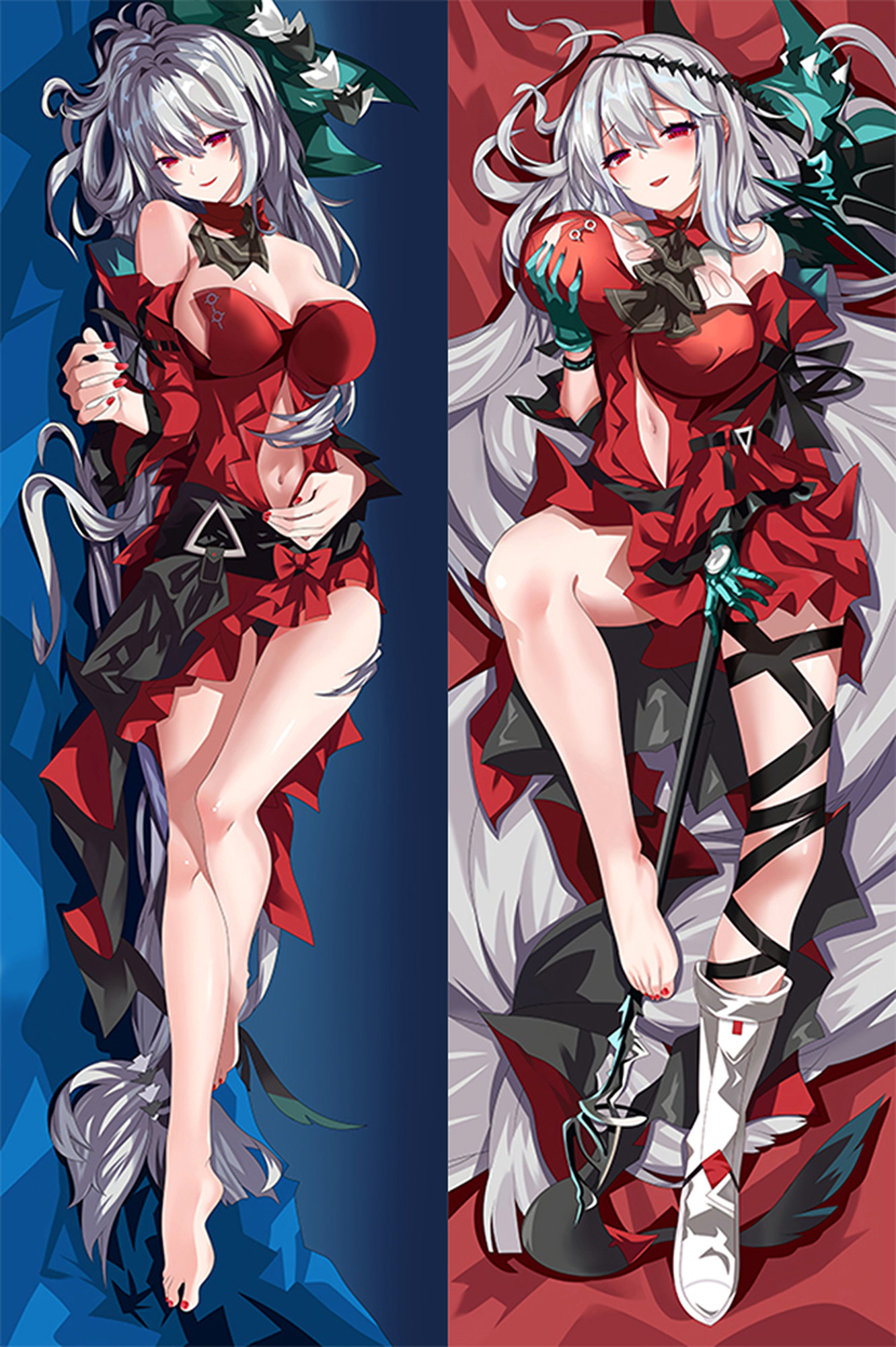 Skadi from Arknights dakimakura cover