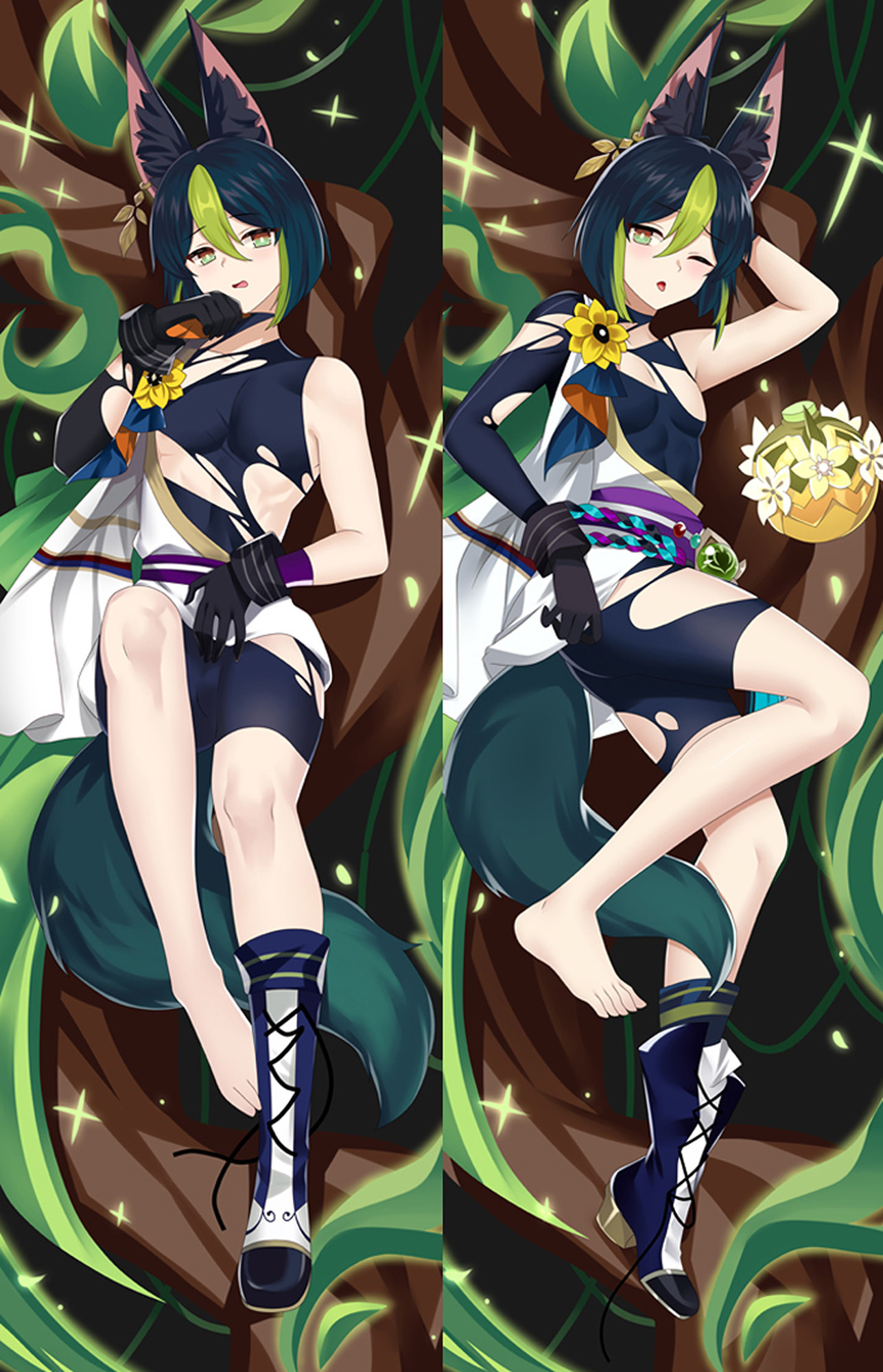 Tighnari from Genshin Impact dakimakura cover