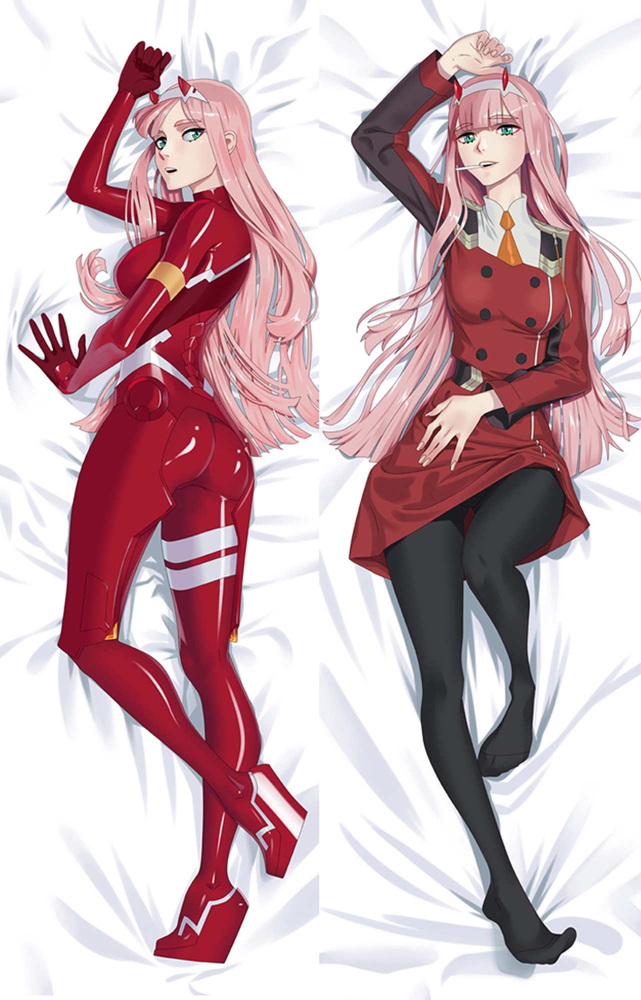Zero Two from Darling In The FranXX dakimakura cover