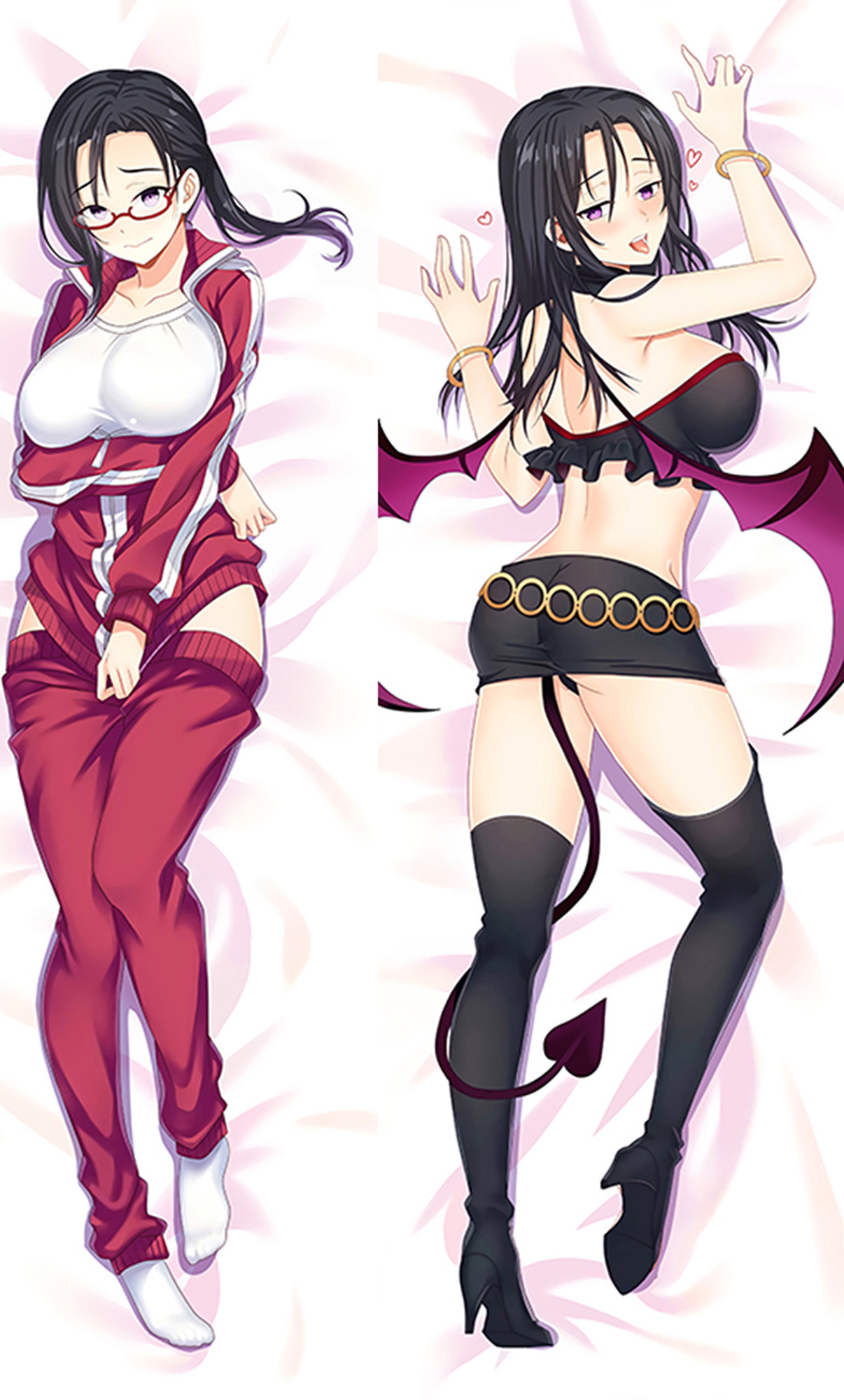Sakie Sato from Interviews with Monster Girls dakimakura cover