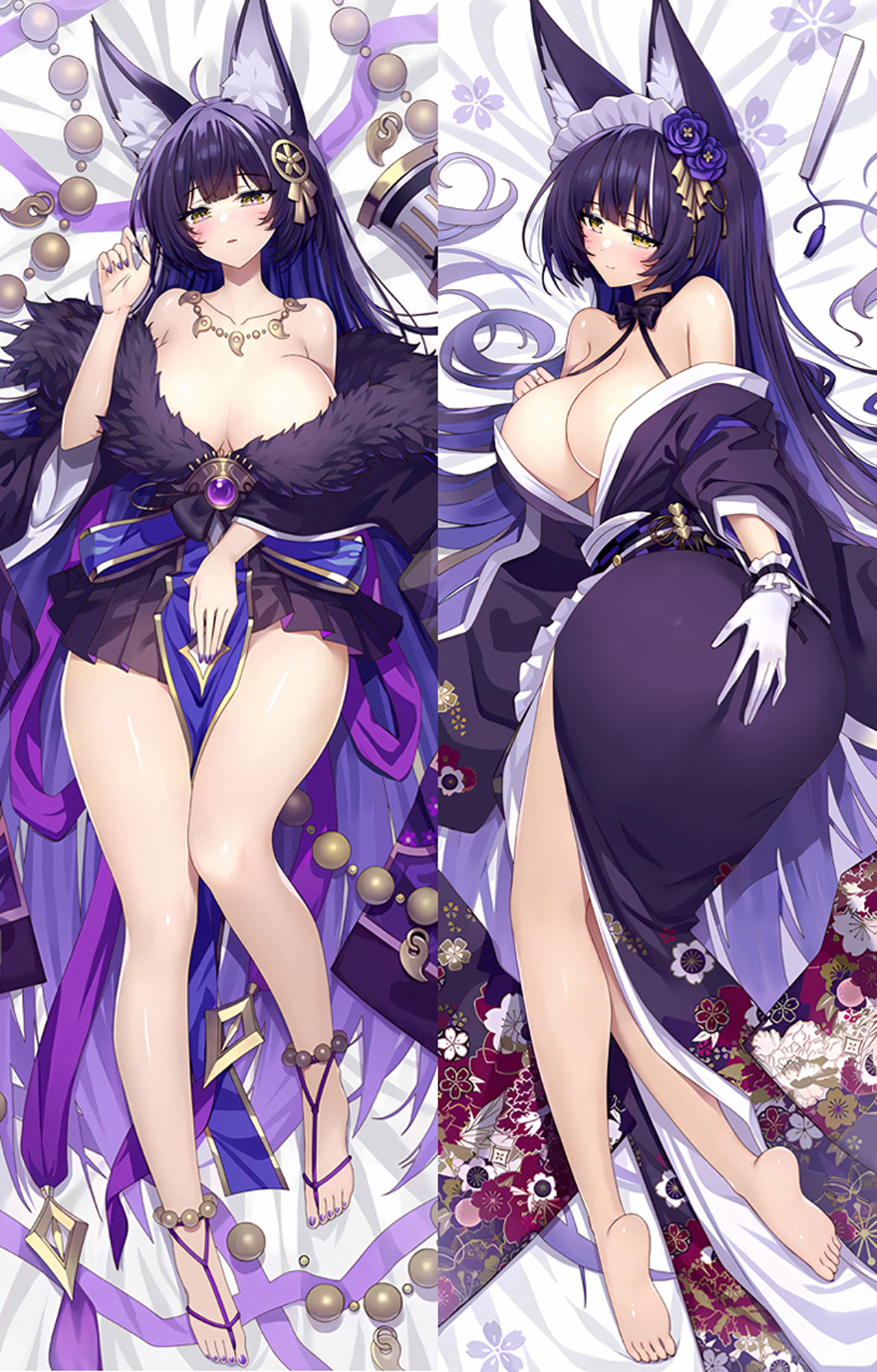 Musashi from Azur Lane dakimakura cover
