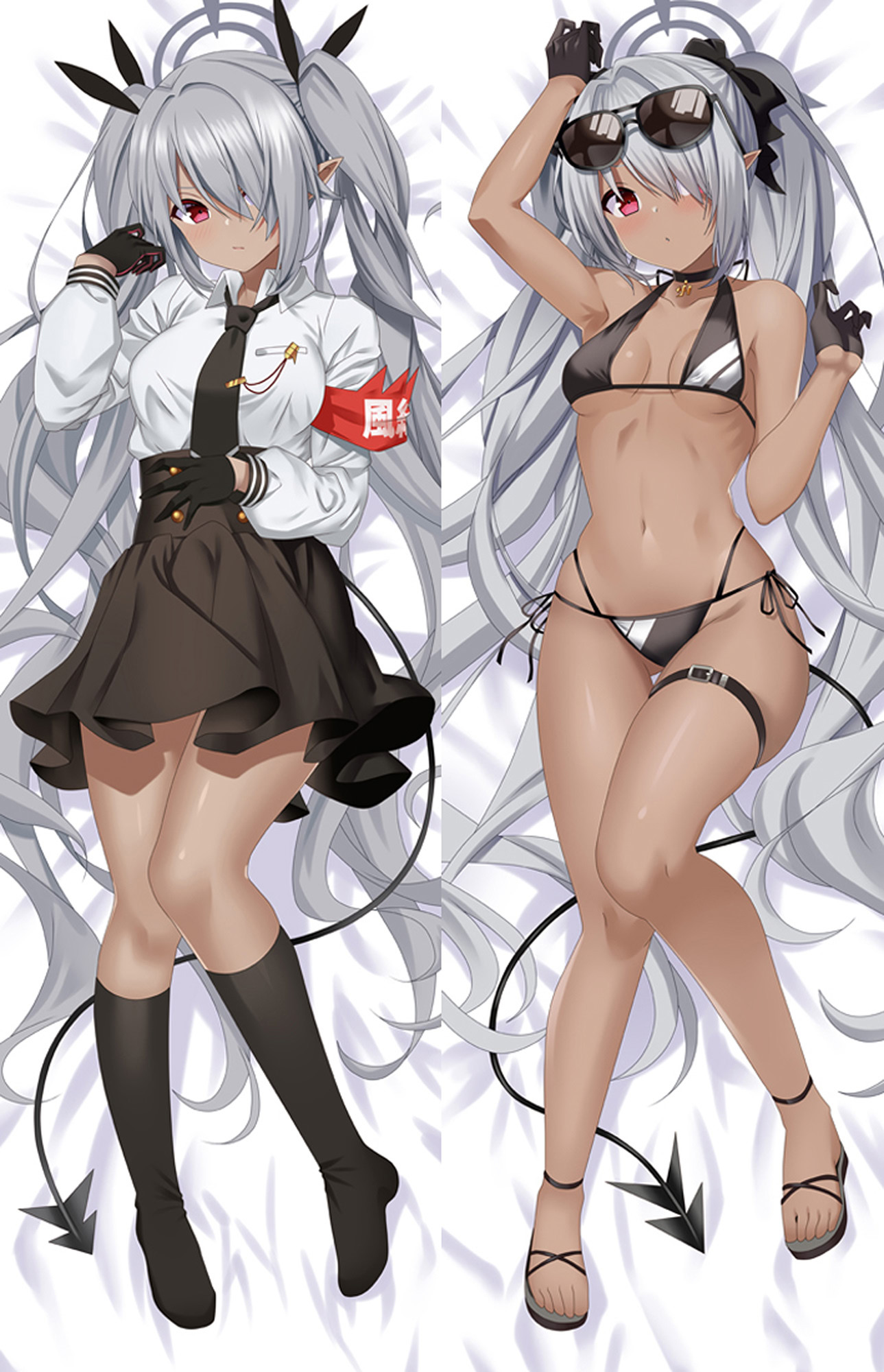 Shiromi Iori from Blue Archive dakimakura cover