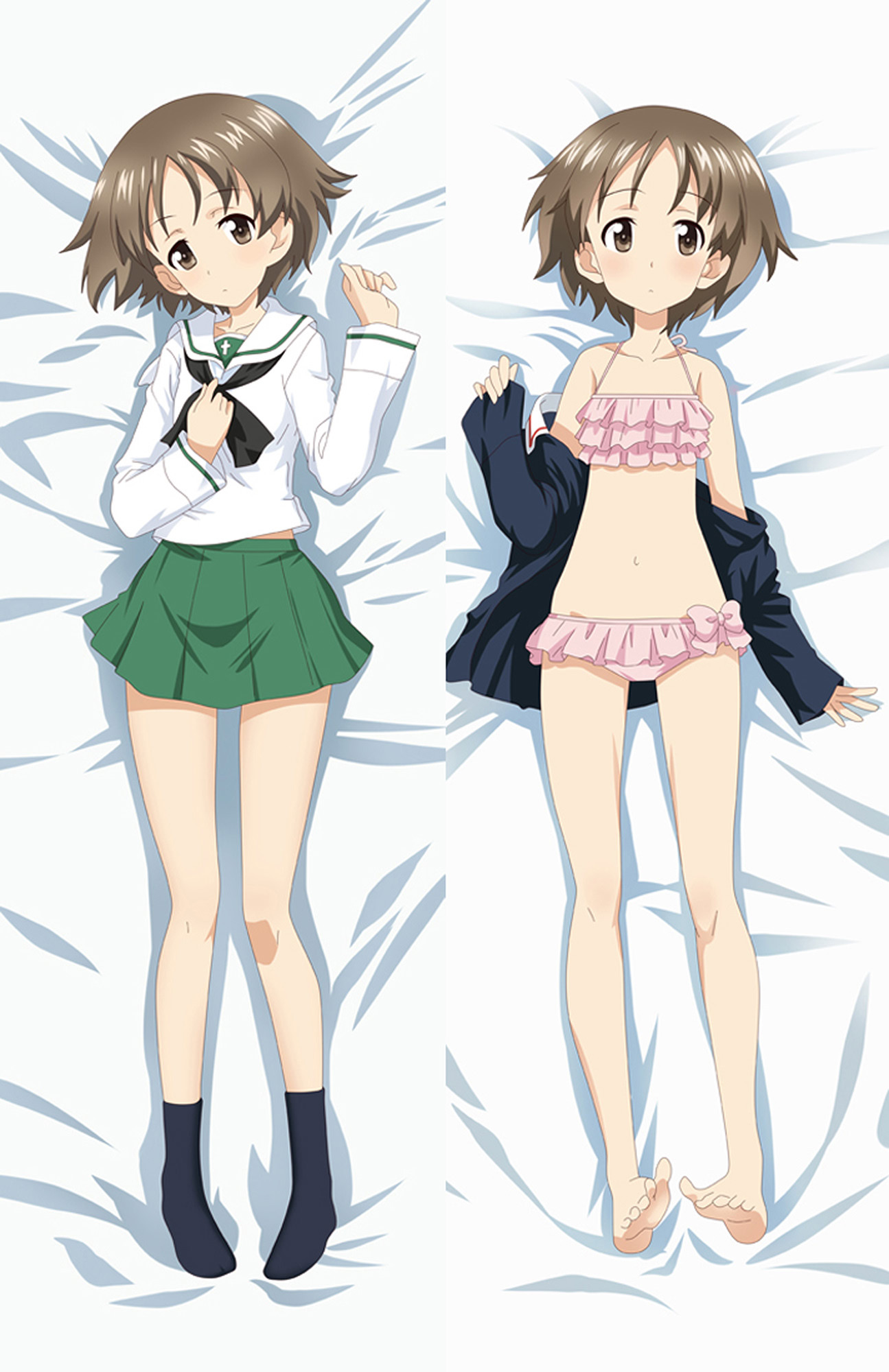 Saki Maruyama from Girls und Panzer dakimakura cover