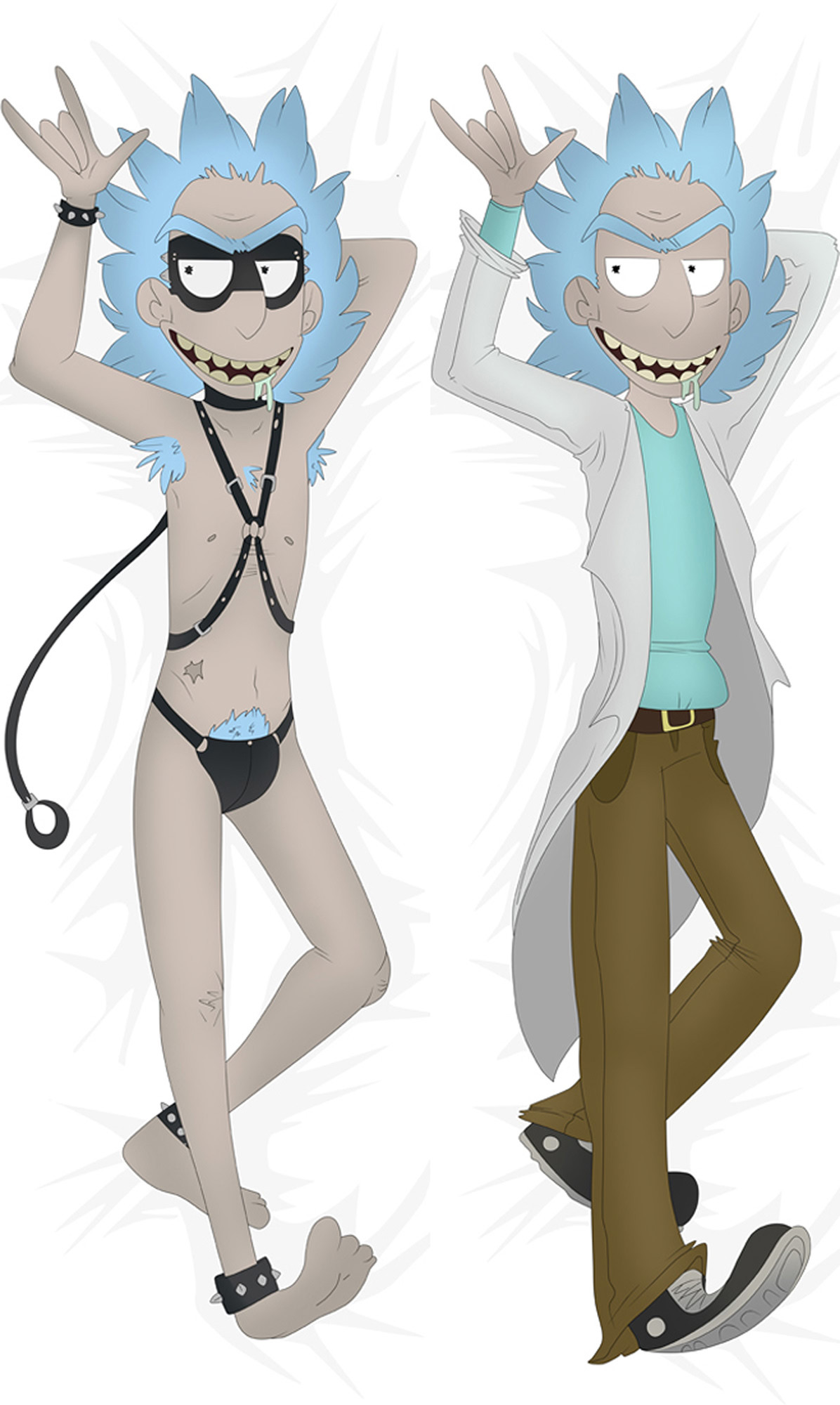 Rick Sanchez from Rick and Morty dakimakura cover