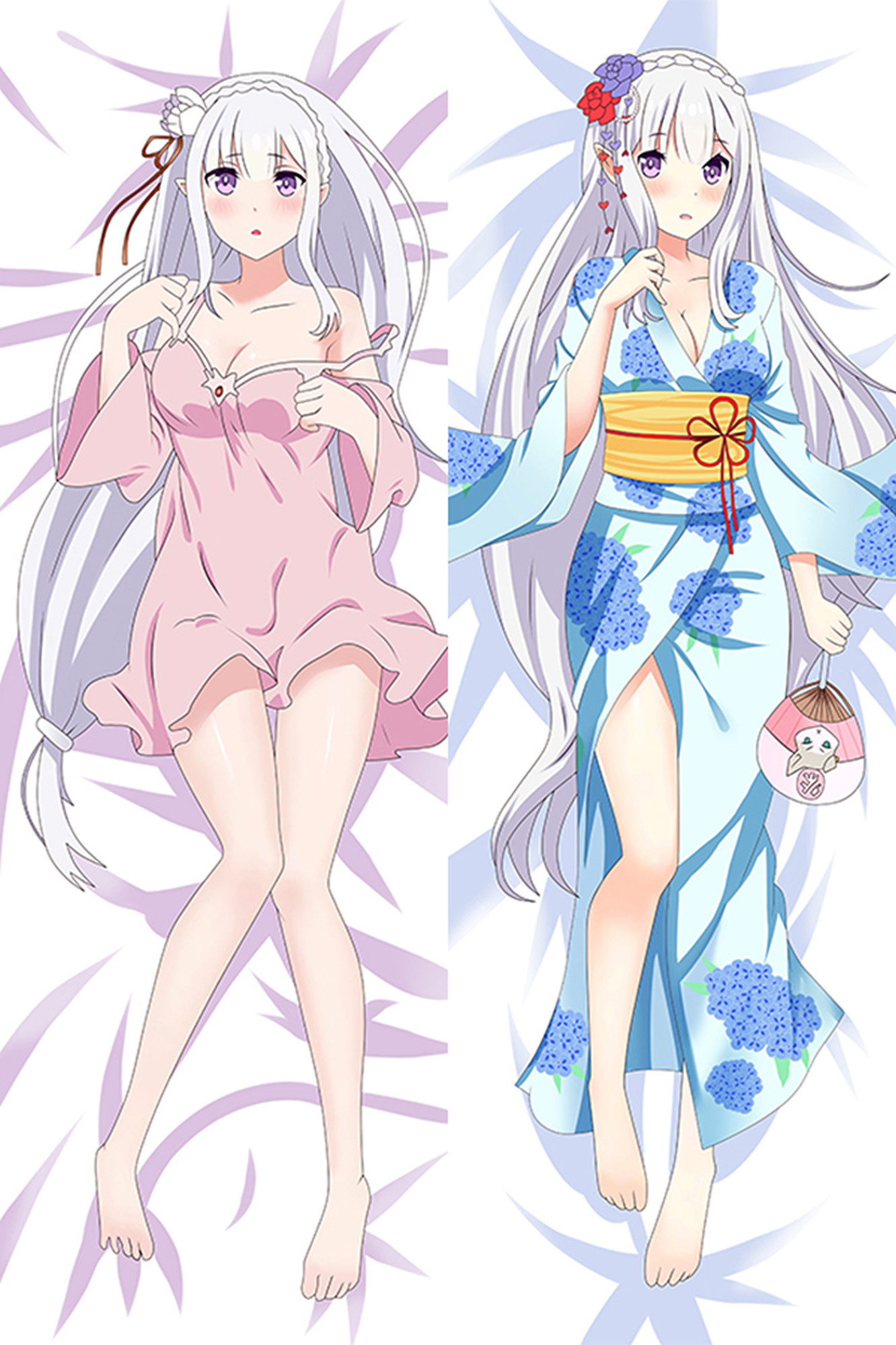 Emilia from Re: Zero dakimakura cover