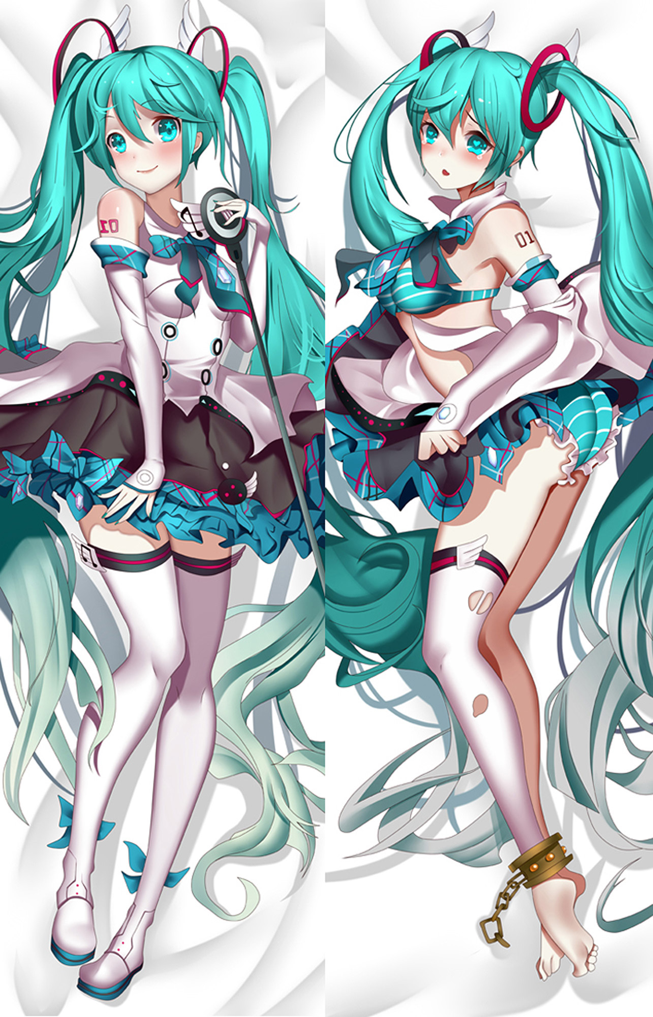 Hatsune Miku from Vocaloid dakimakura cover