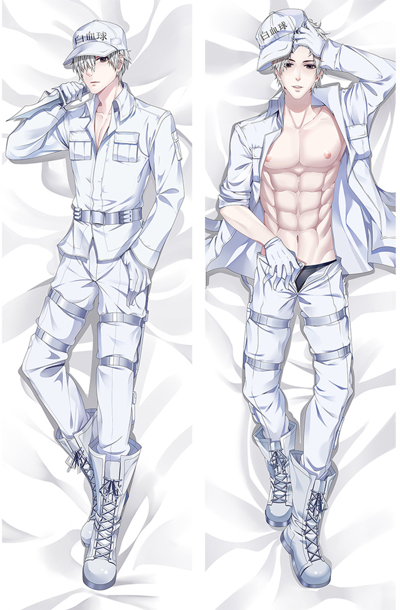 White Blood Cell from Cells at Work dakimakura cover